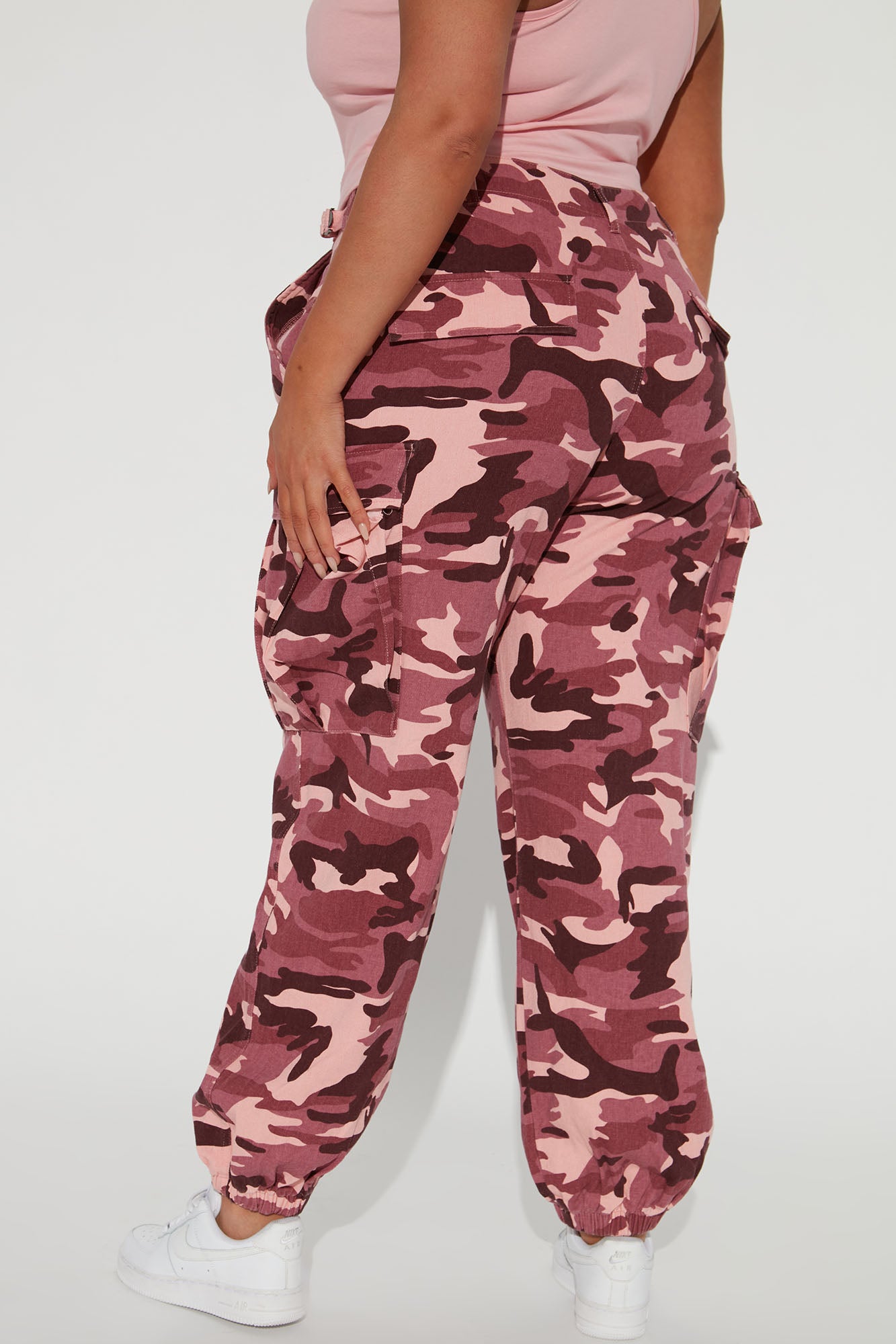 Cadet Kim Oversized Camo Pants - Pink/combo - Image 7