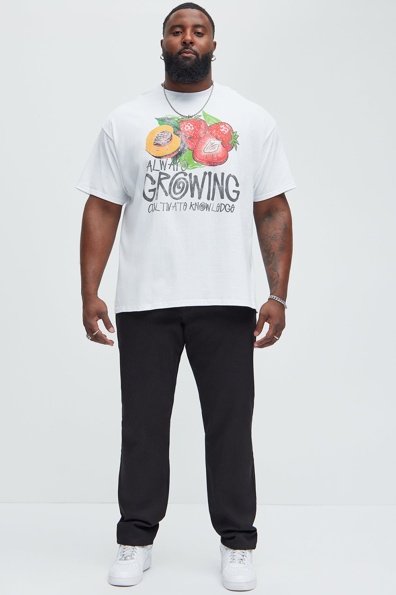 Always Growing Short Sleeve Tee - White - Image 5