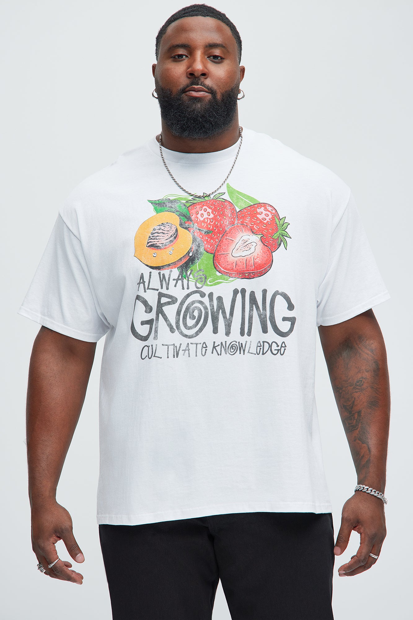 Always Growing Short Sleeve Tee - White - Image 4