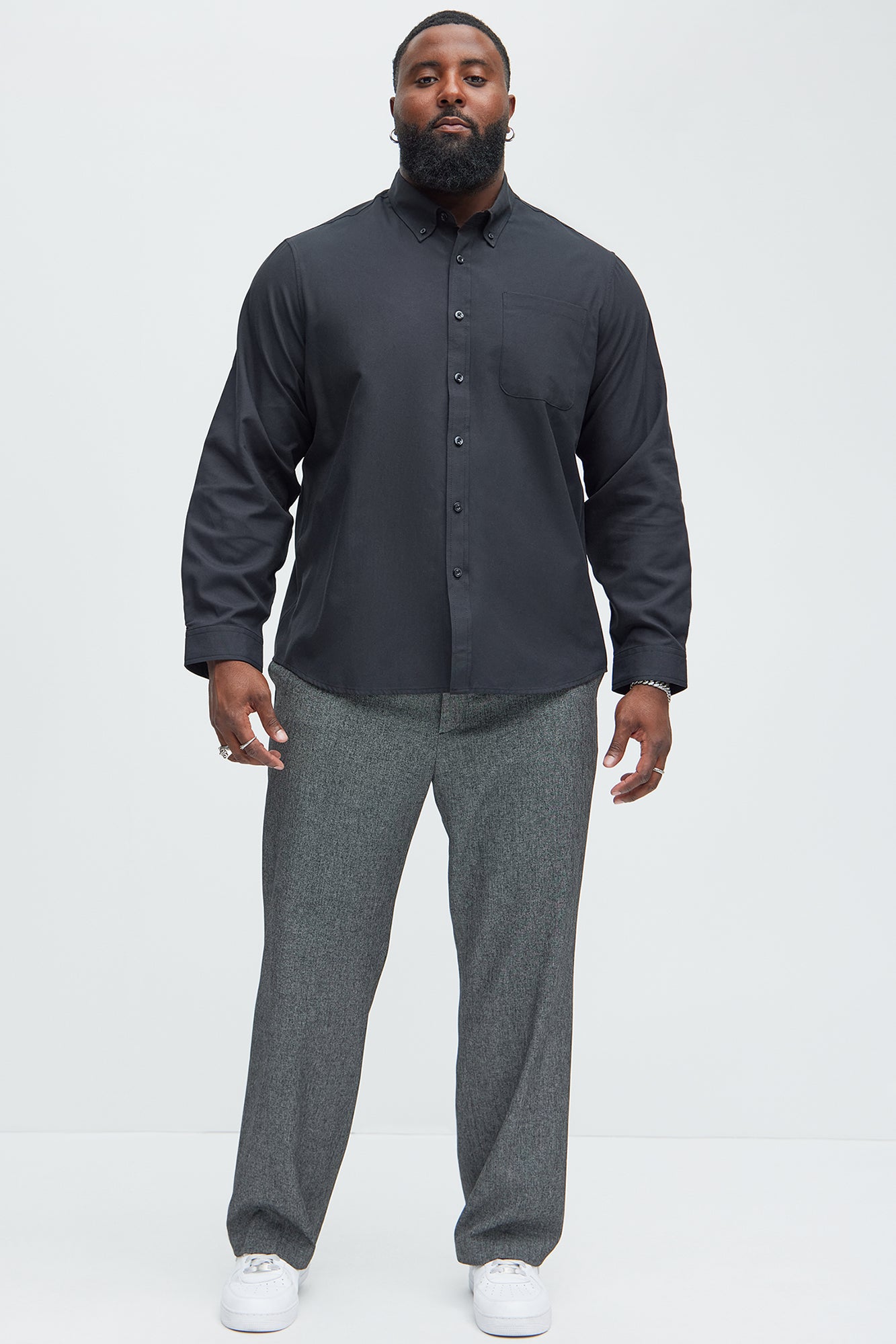 Oxford Classic Shirt - Black - Image 6