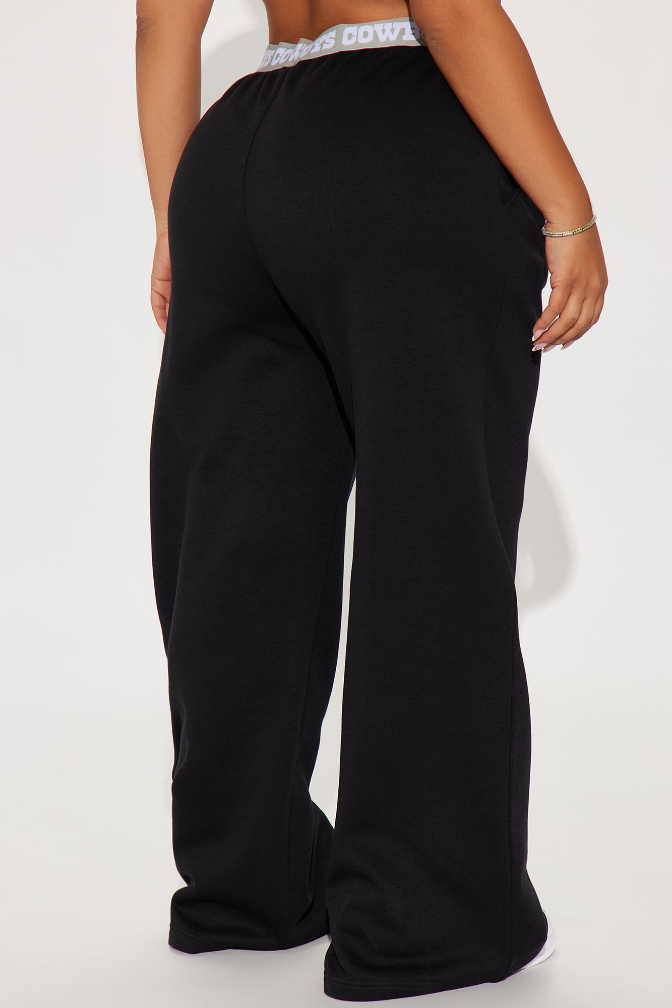 Dallas Cowboys Wide Leg Pant - Black - Image 8