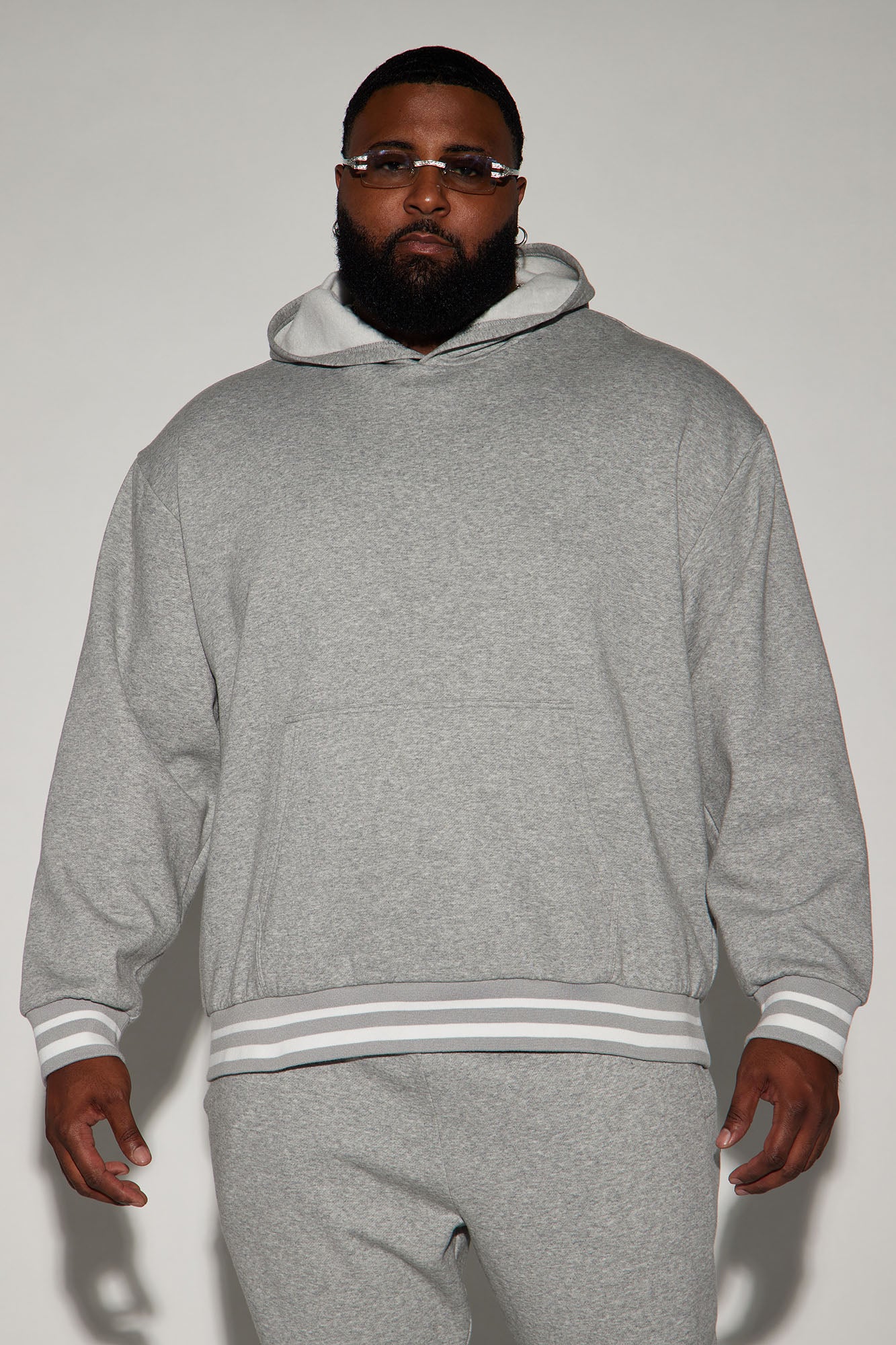Melrose Hoodie - Heather Grey - Image 4