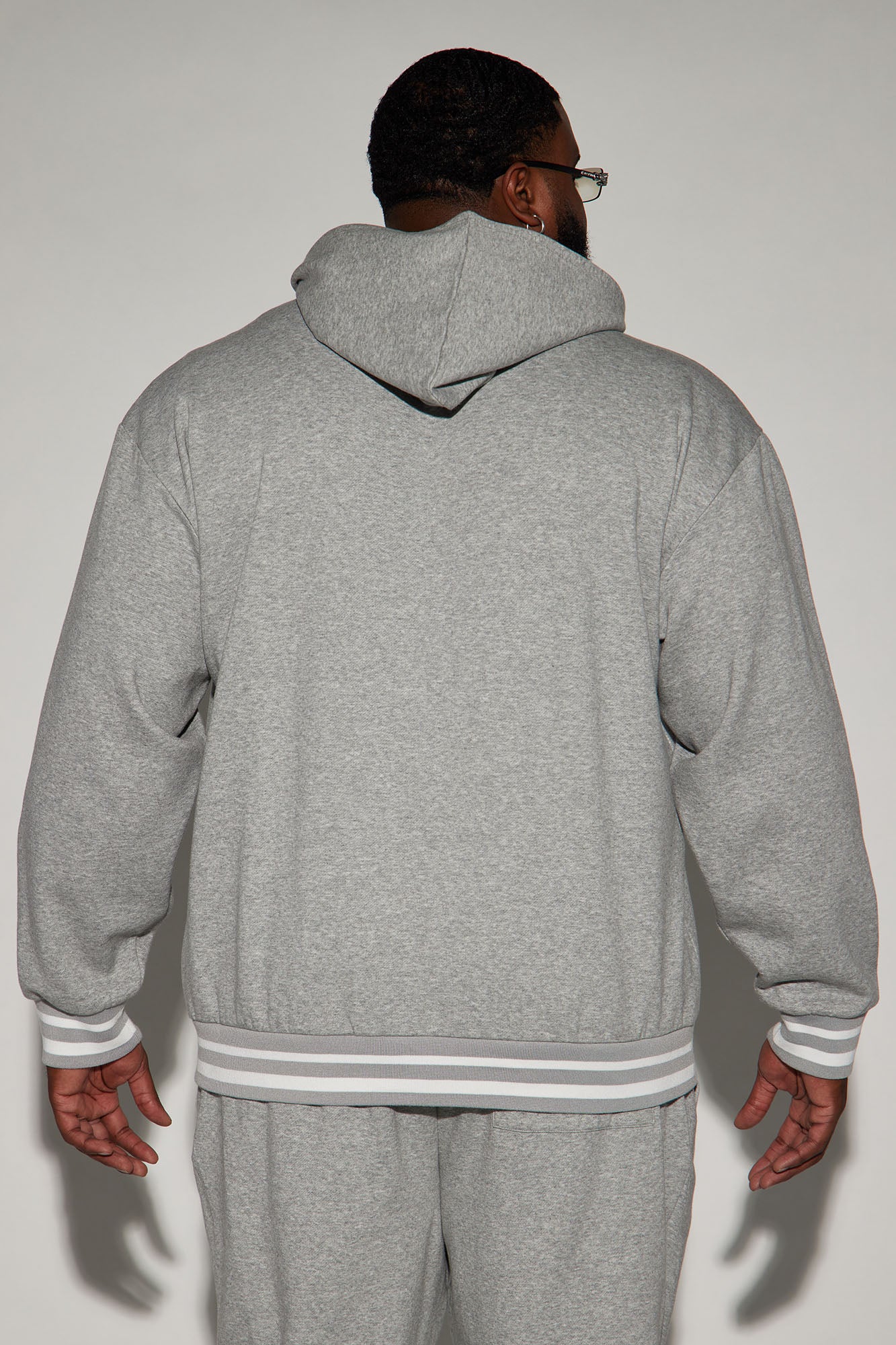 Melrose Hoodie - Heather Grey - Image 6