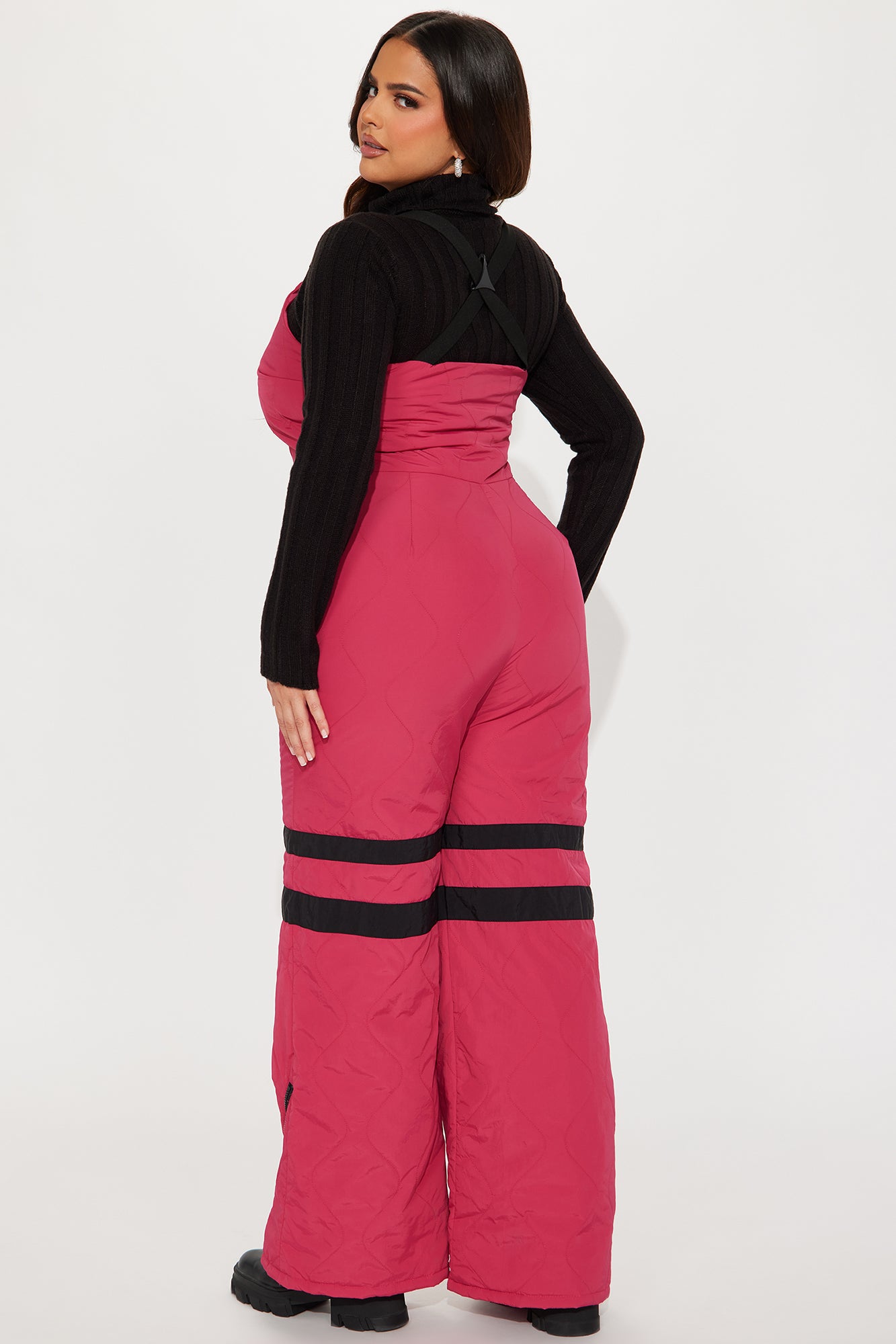 Hit The Slopes Jumpsuit - Fuchsia - Image 7