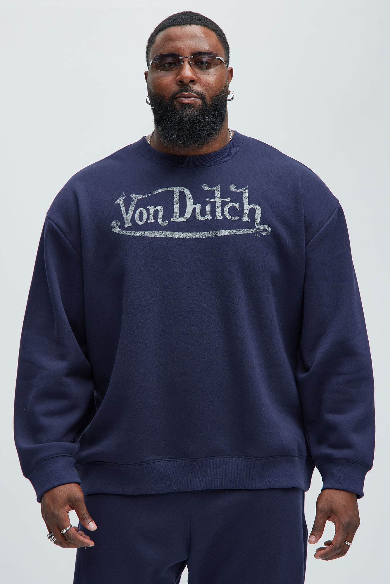 Von Dutch Crewneck Sweatshirt - Navy - Image 5