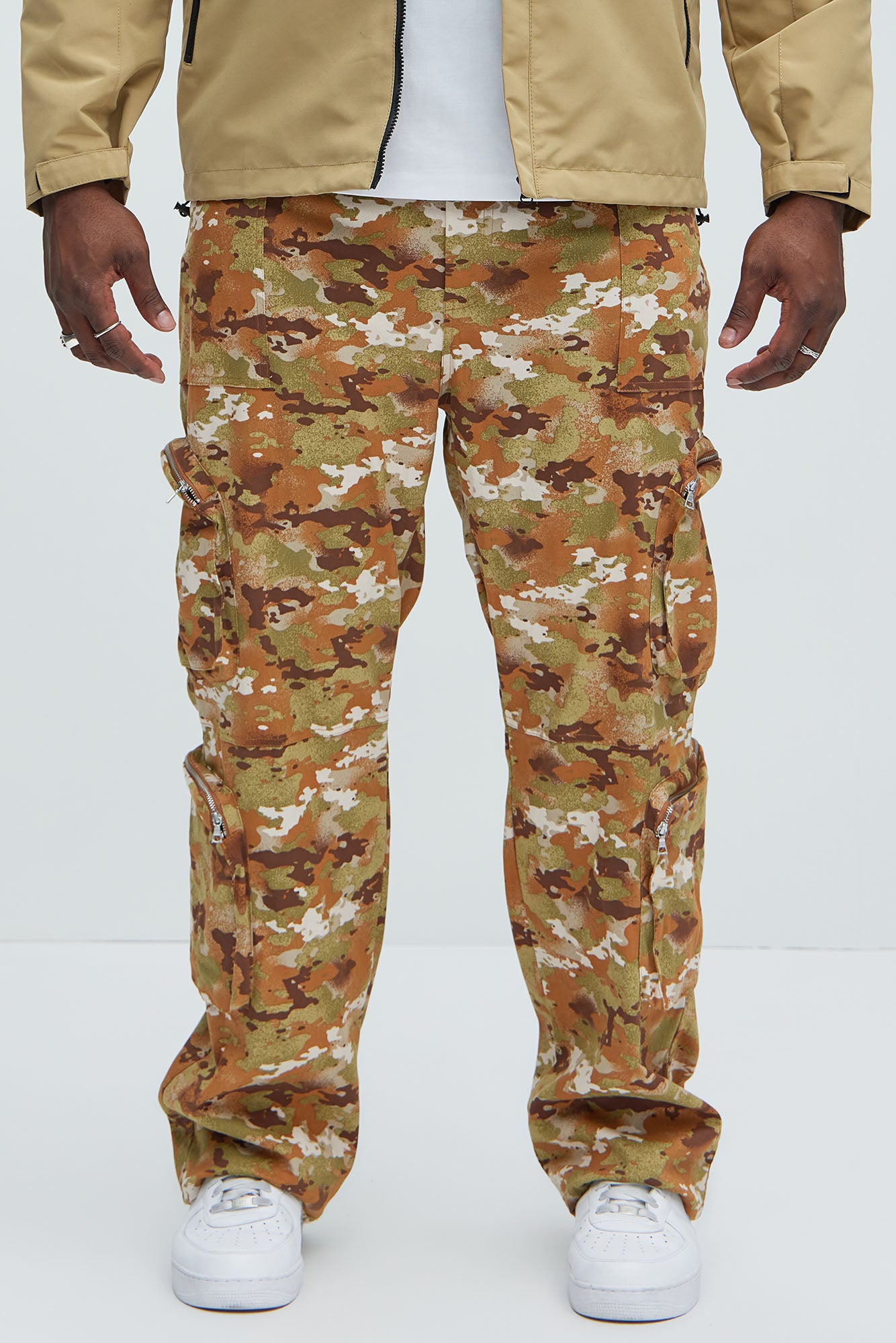 Tony Straight Cargo Pants - Camouflage - Image 7