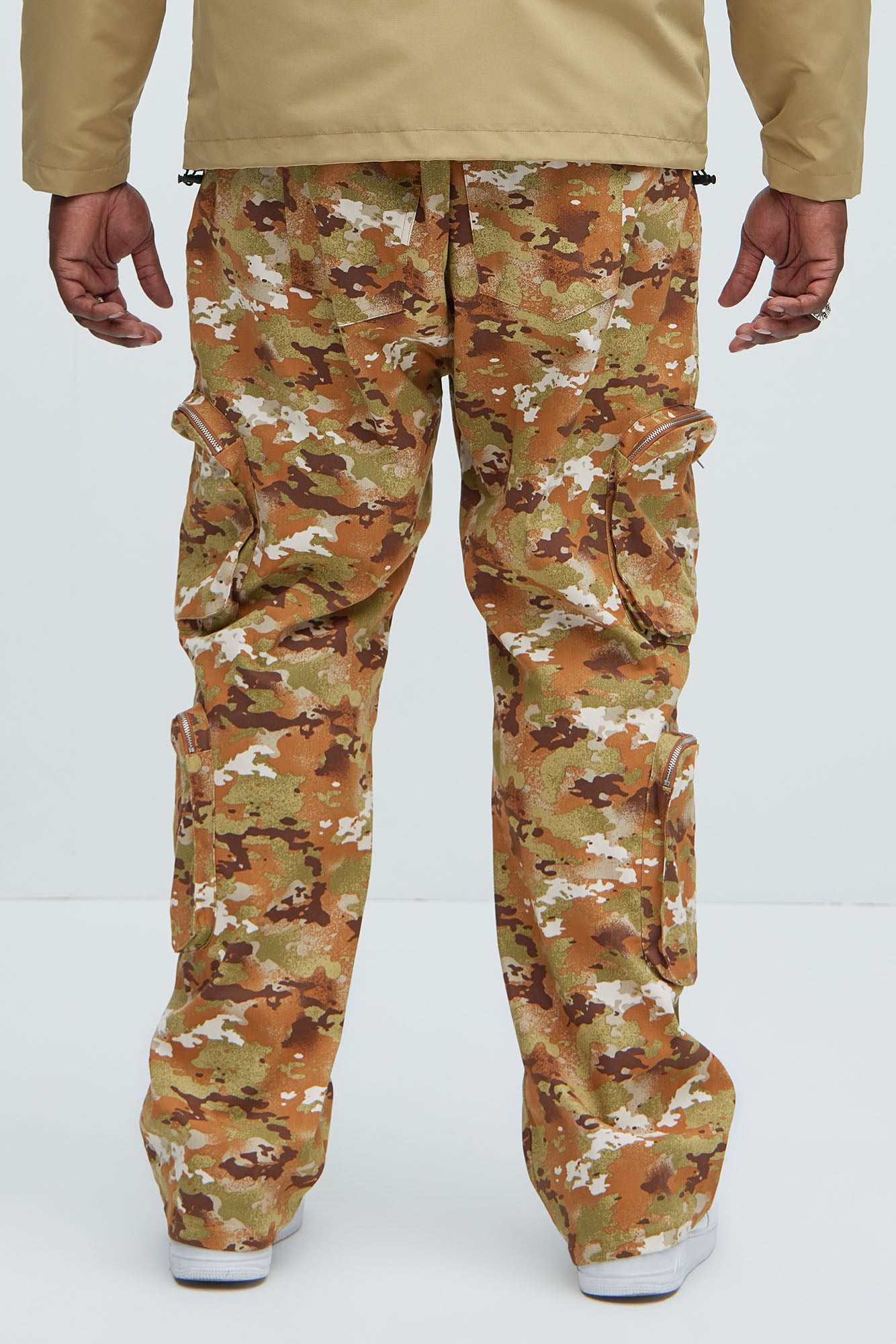 Tony Straight Cargo Pants - Camouflage - Image 9