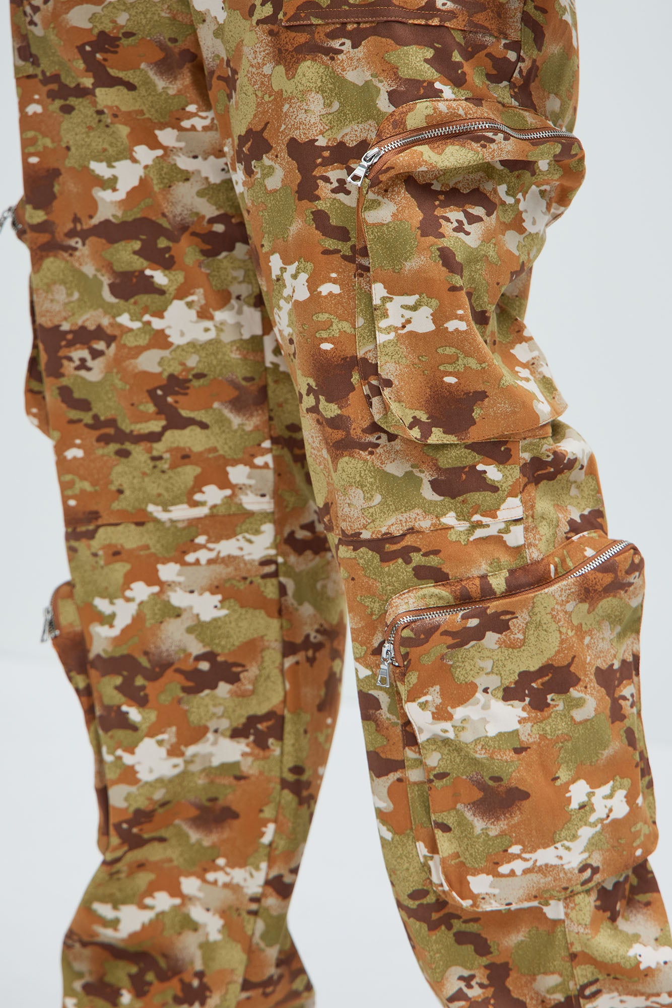 Tony Straight Cargo Pants - Camouflage - Image 8