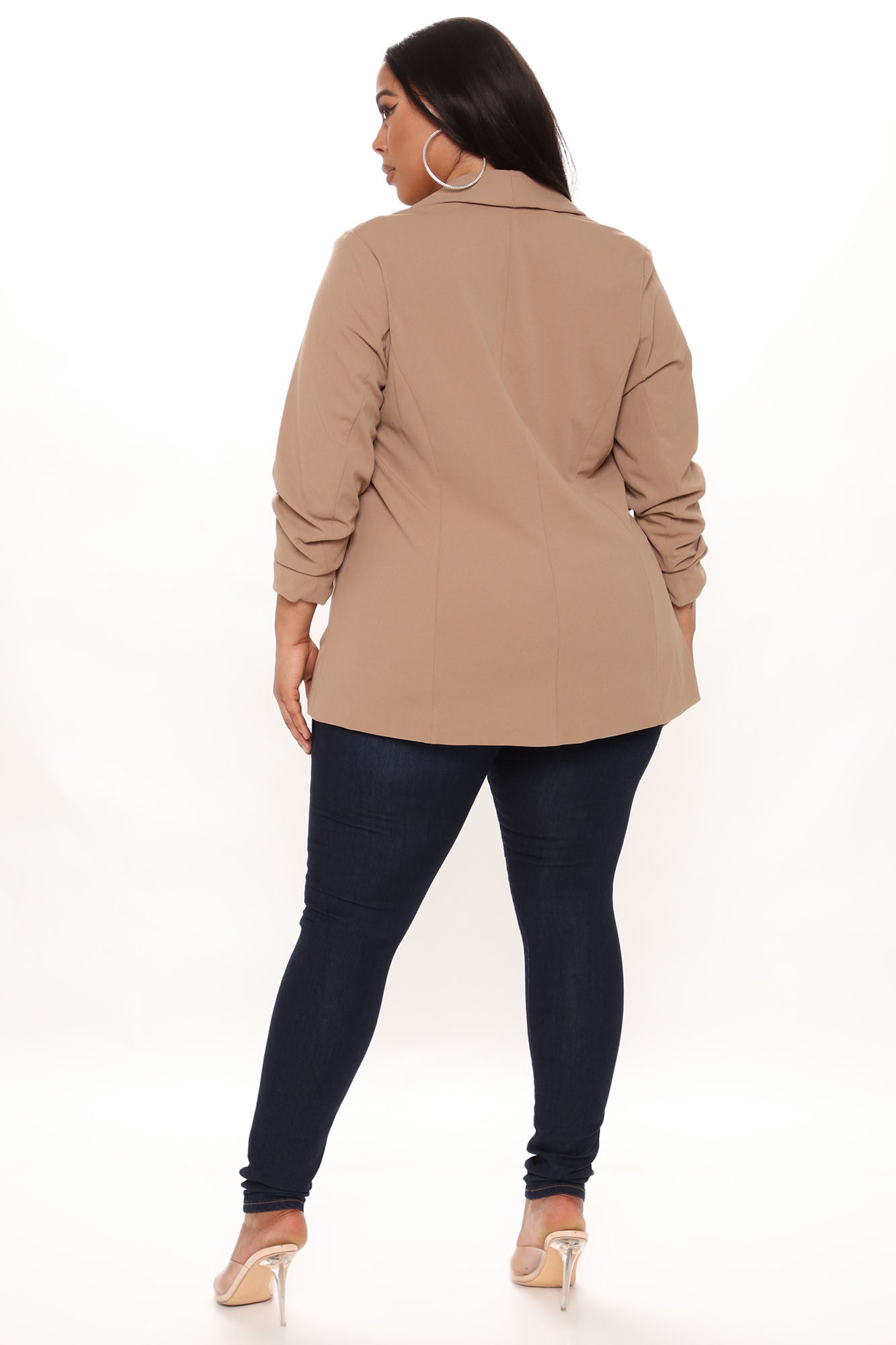 The Celine Blazer - Taupe - Image 8