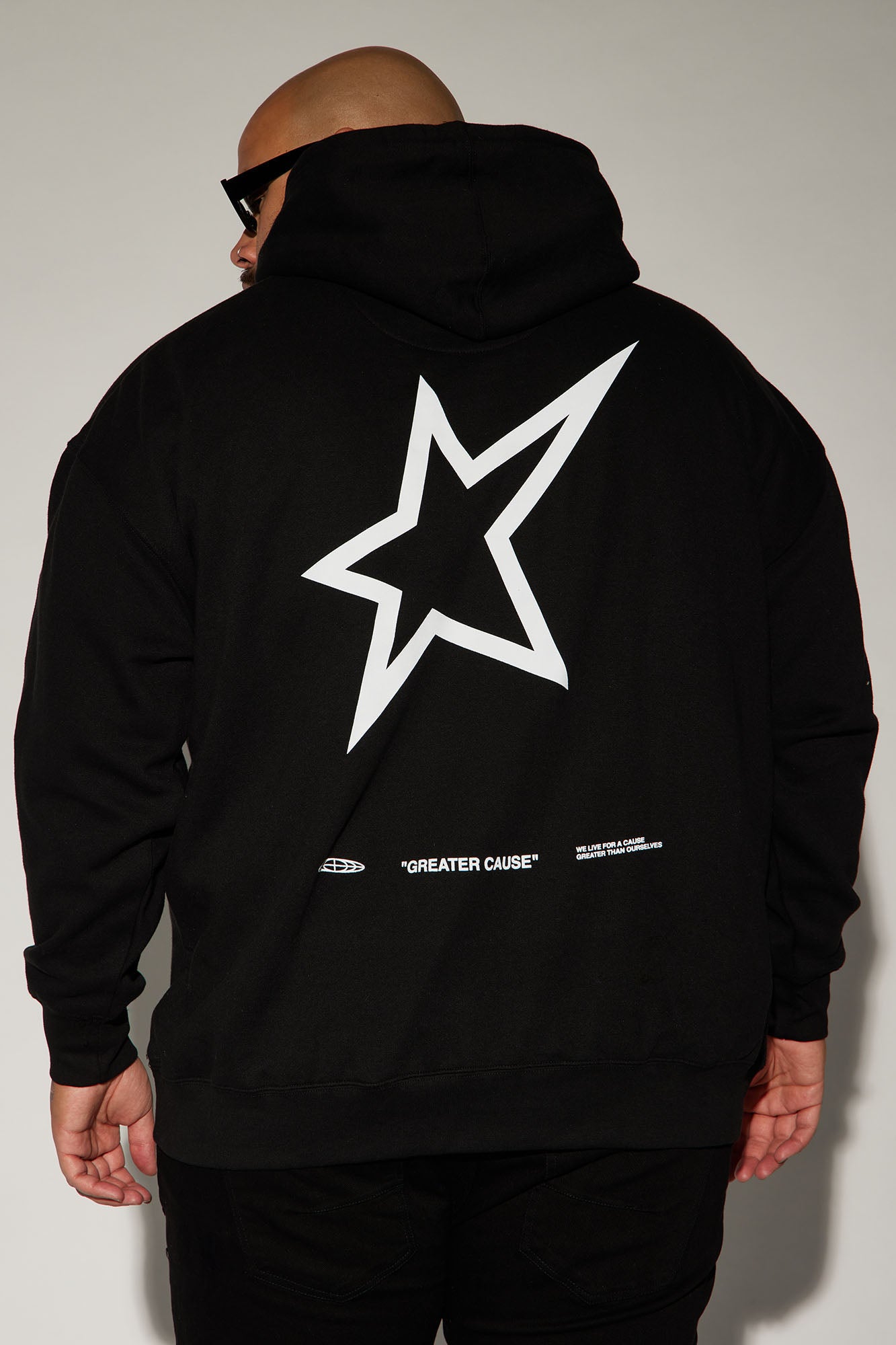 Greater Cause Hoodie - Black - Image 9
