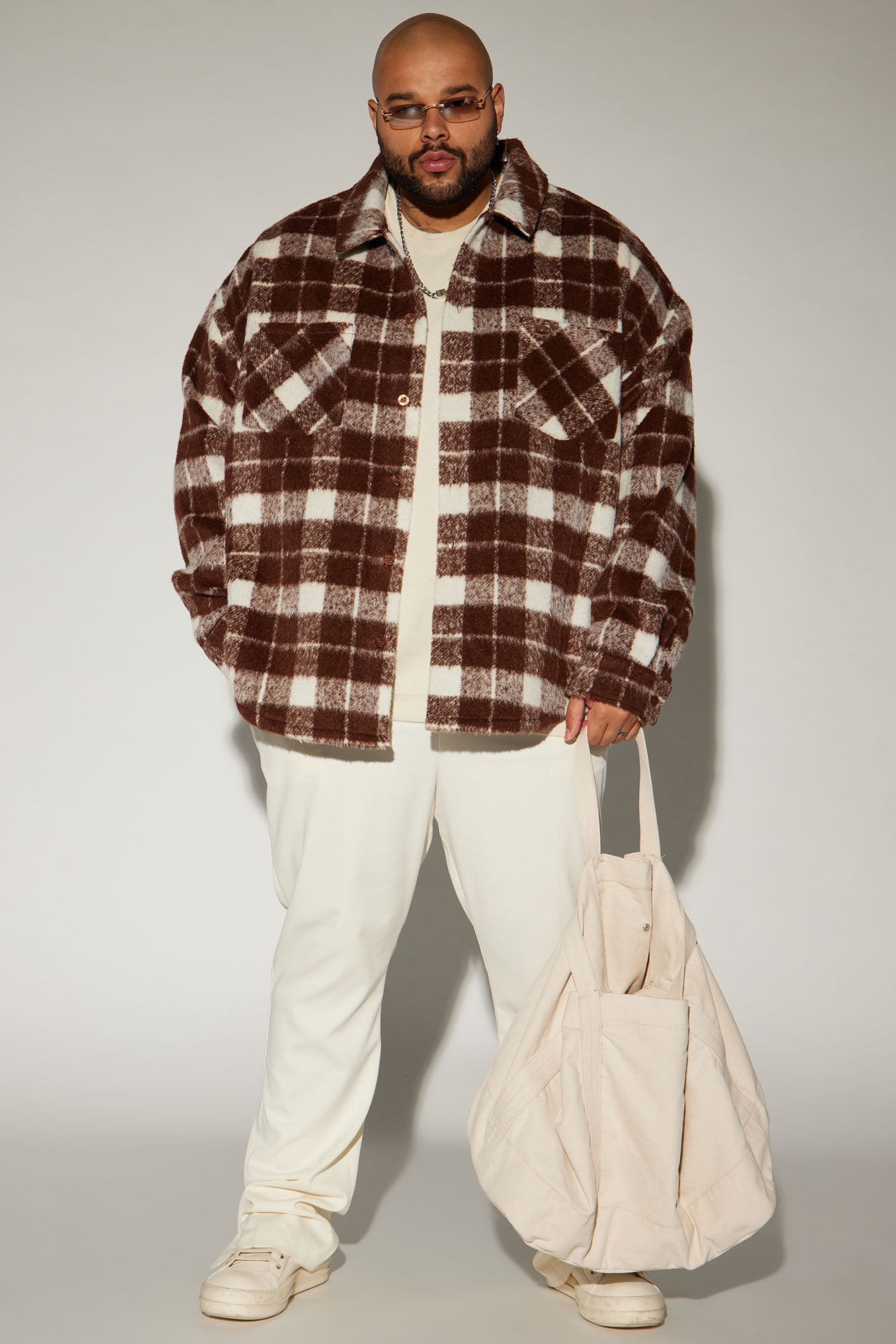 See What Happens Shacket - Brown/combo - Image 5
