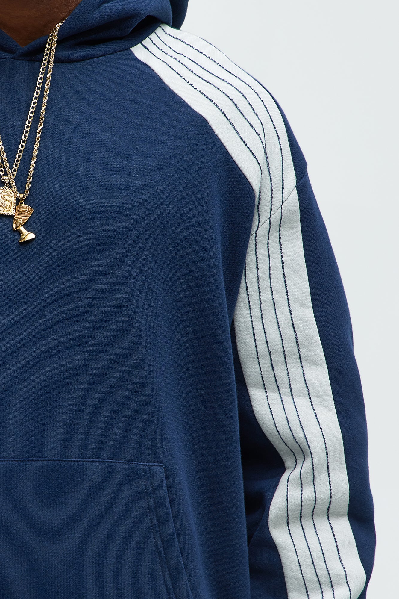 Tyson Road Runnin Hoodie - Blue/combo - Image 3