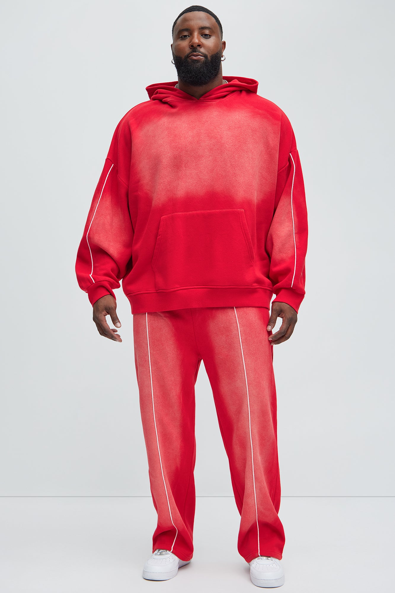Tyson Just Go With It Oversized Hoodie - Red - Image 6