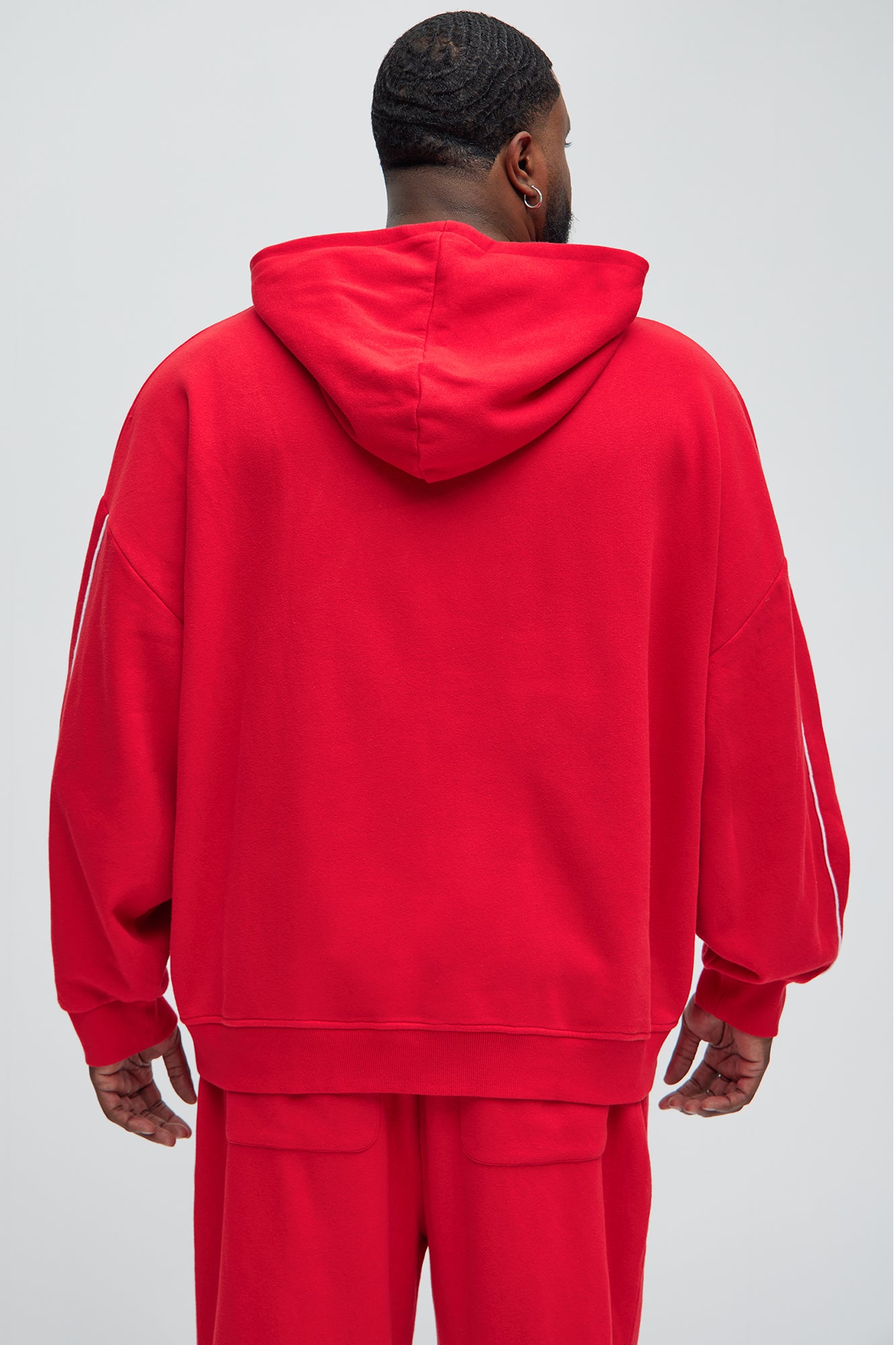 Tyson Just Go With It Oversized Hoodie - Red - Image 8
