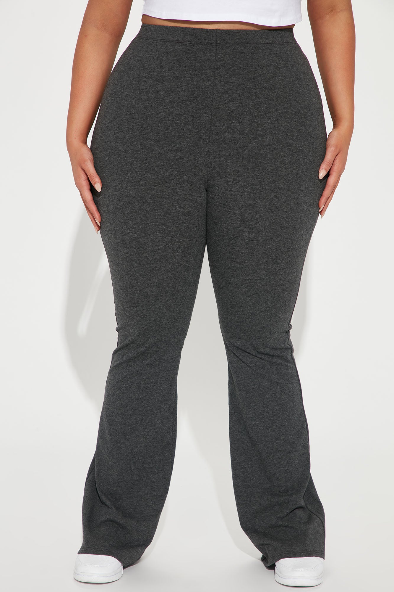 Adriana Flare Pant - Charcoal - Image 10
