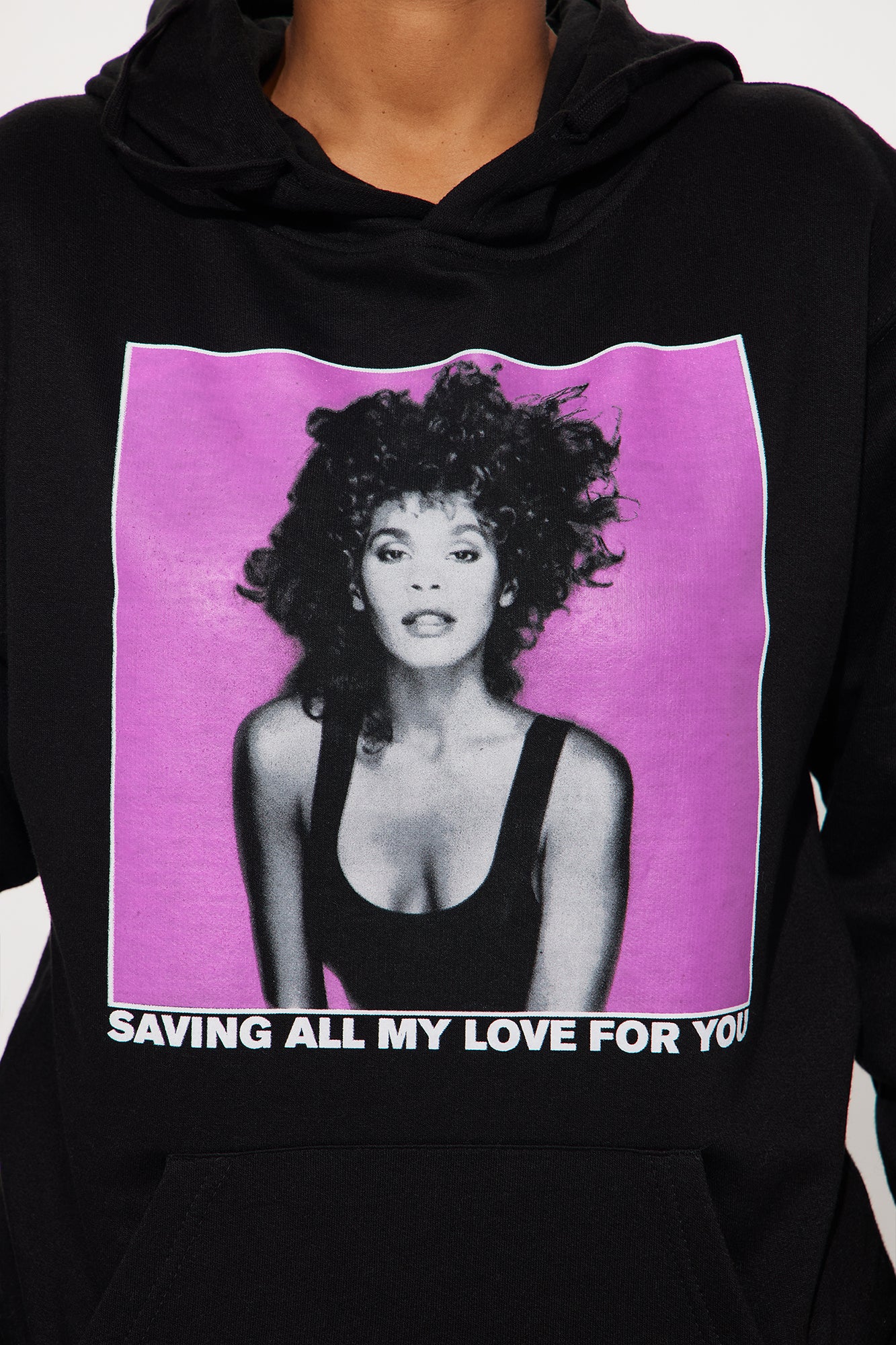 Whitney Houston Wanna Dance Hoodie - Black - Image 4