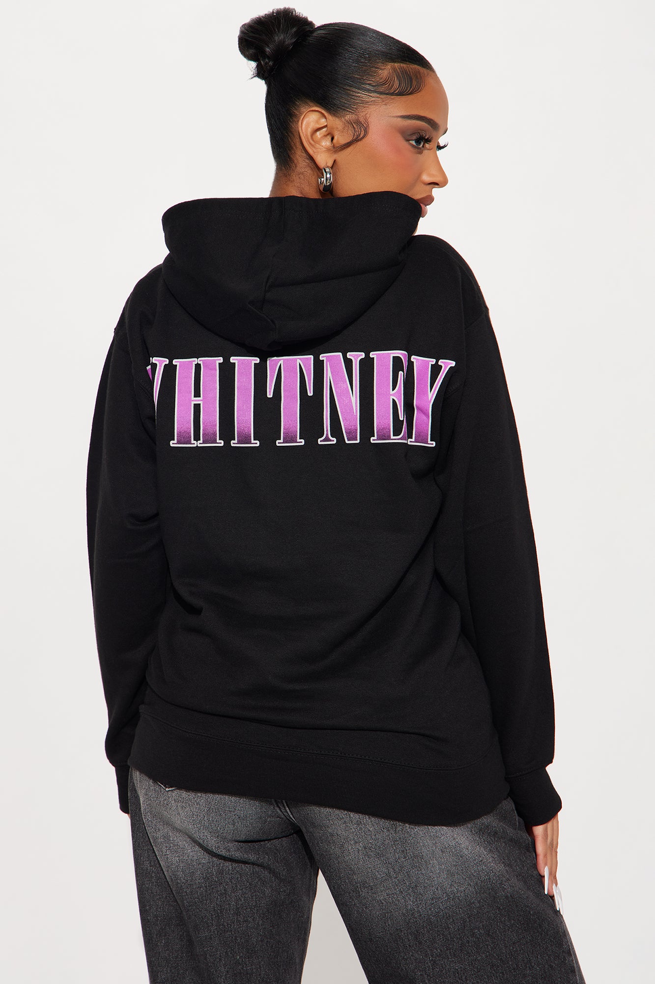 Whitney Houston Wanna Dance Hoodie - Black - Image 3