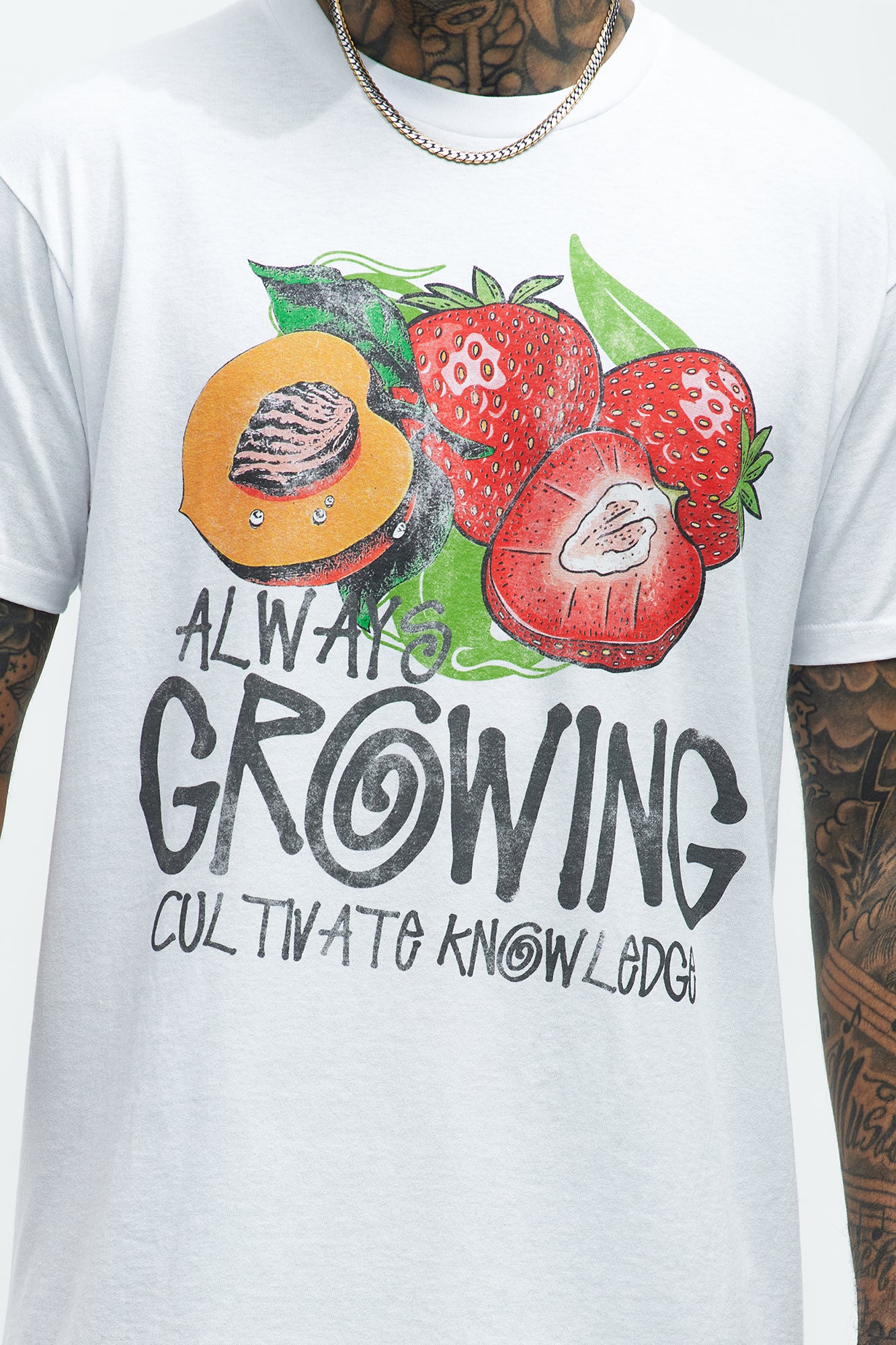 Always Growing Short Sleeve Tee - White - Image 3