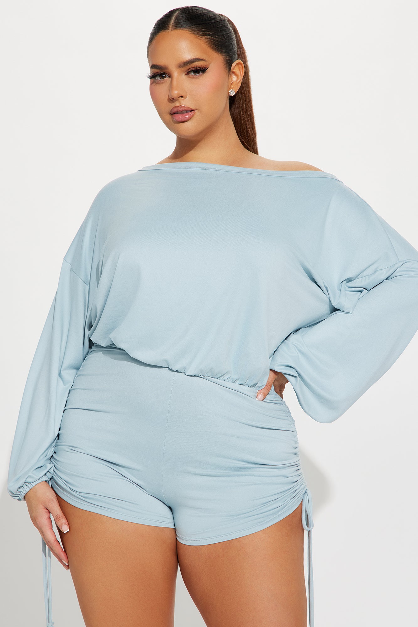 Always Casual Romper - Light Blue - Image 4