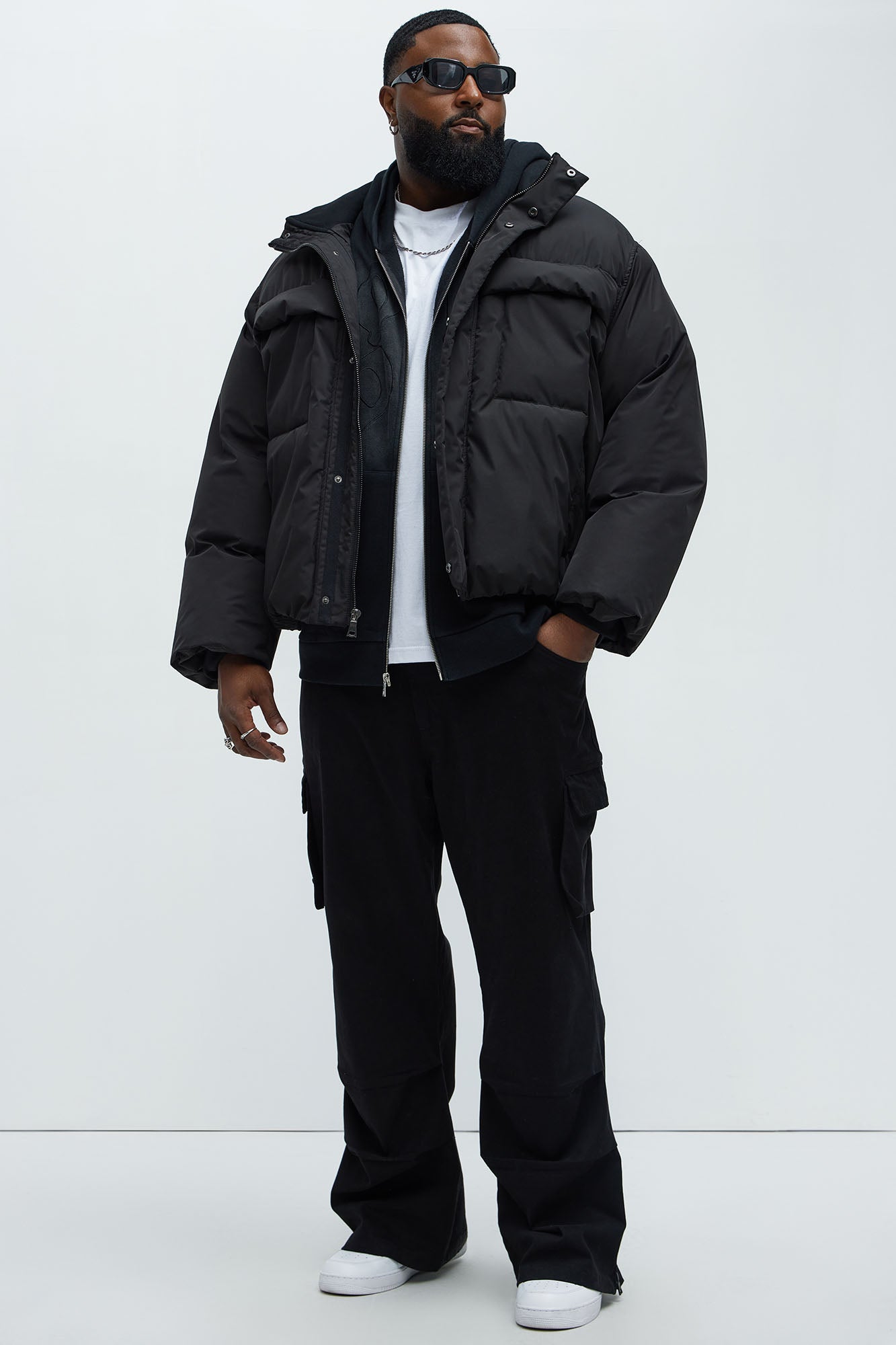 The Proudest Puffer Jacket - Black - Image 7