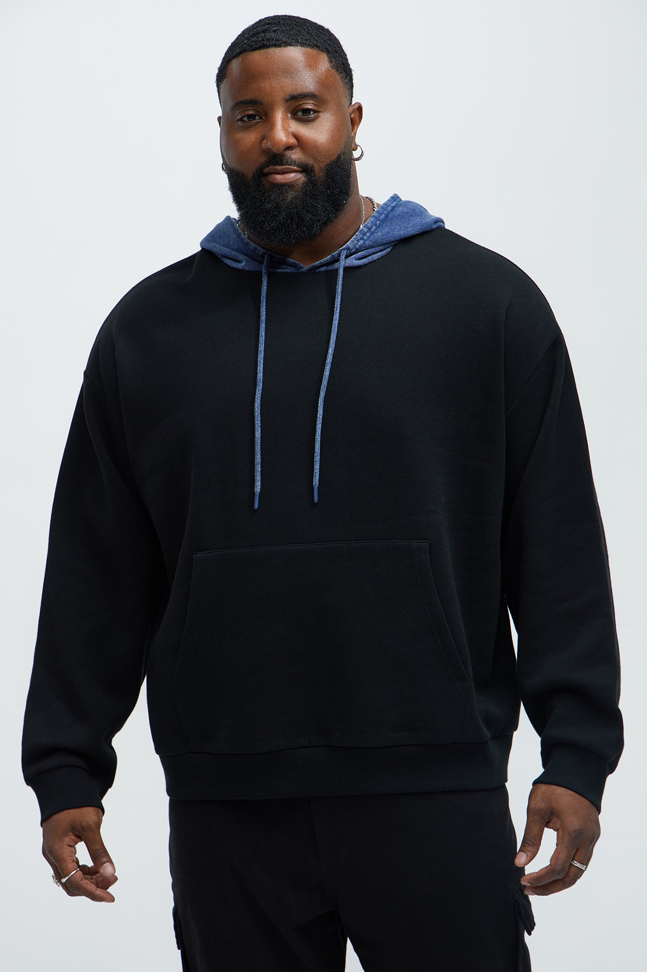 Tyson Rainy Daze Oversized Hoodie - Black/combo - Image 5