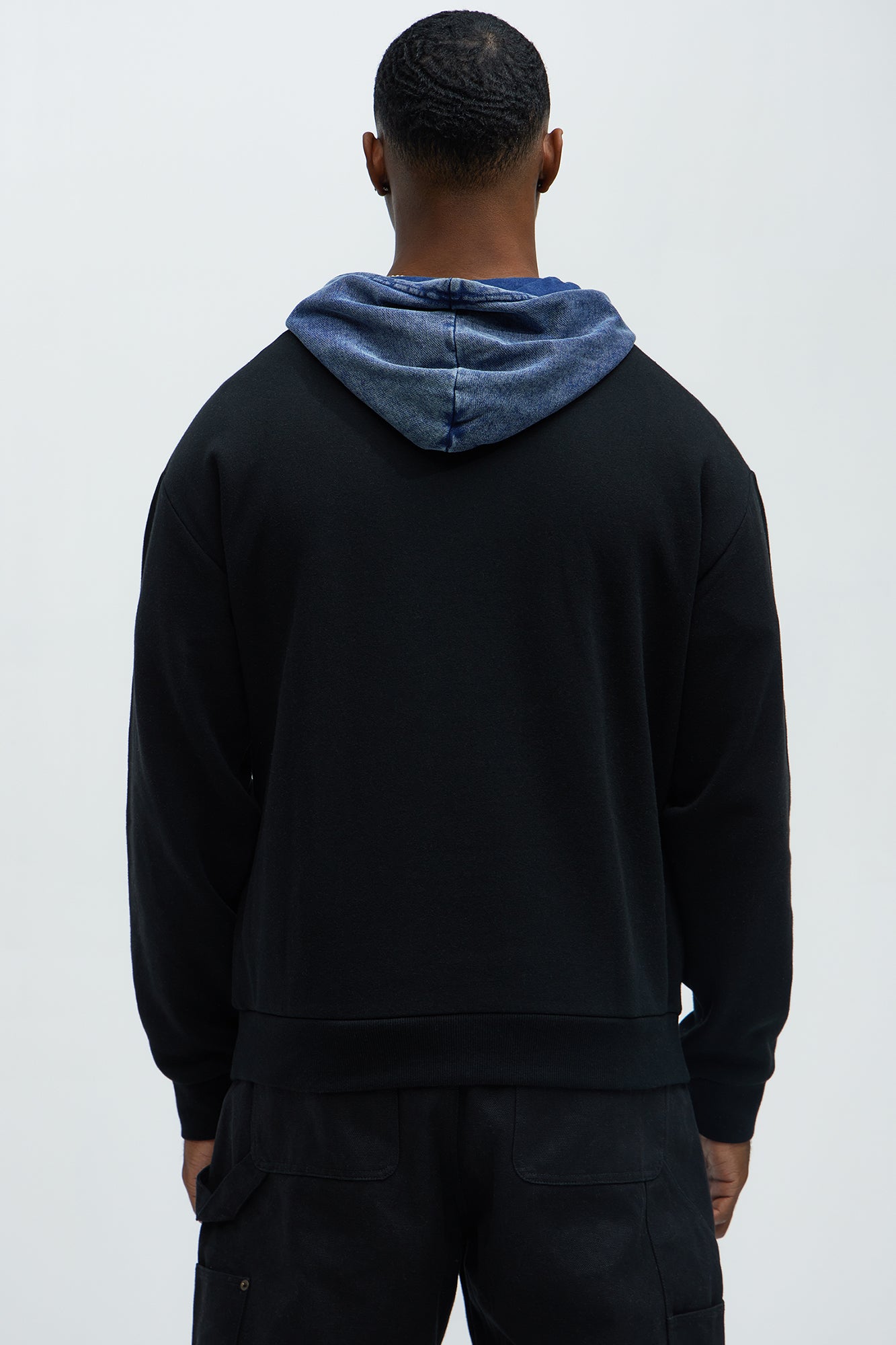 Tyson Rainy Daze Oversized Hoodie - Black/combo - Image 4