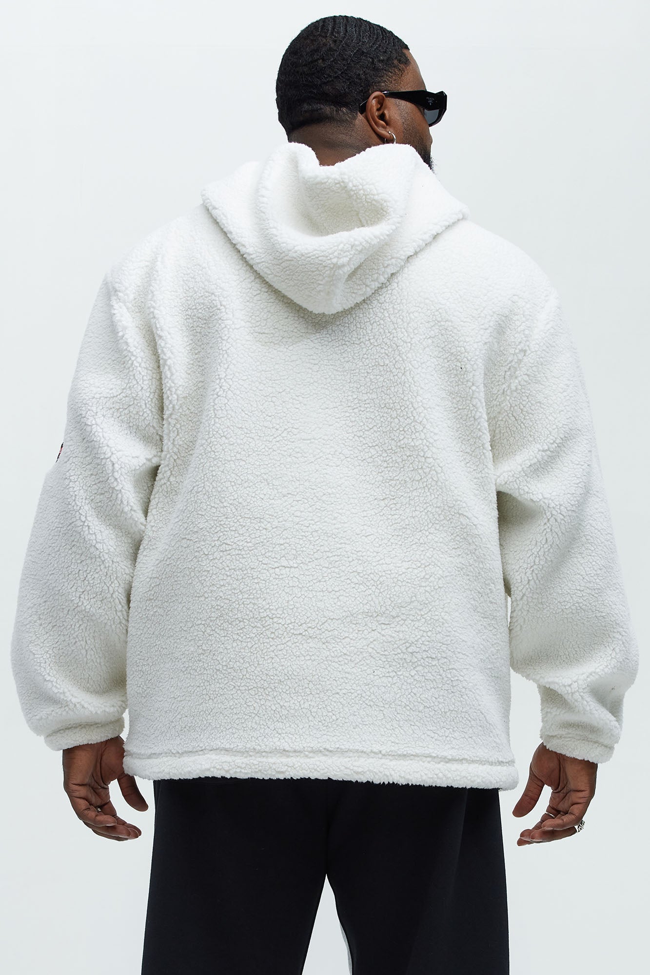 Bulls Sherpa Hoodie - White - Image 10