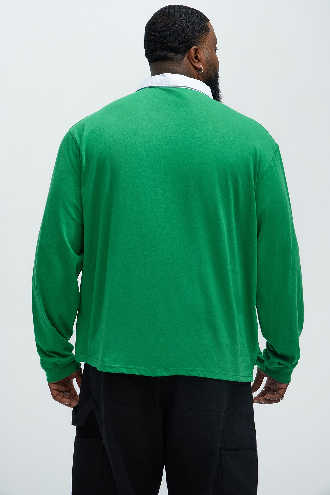 Celtics Flanker Long Sleeve Polo - Kelly Green - Image 7
