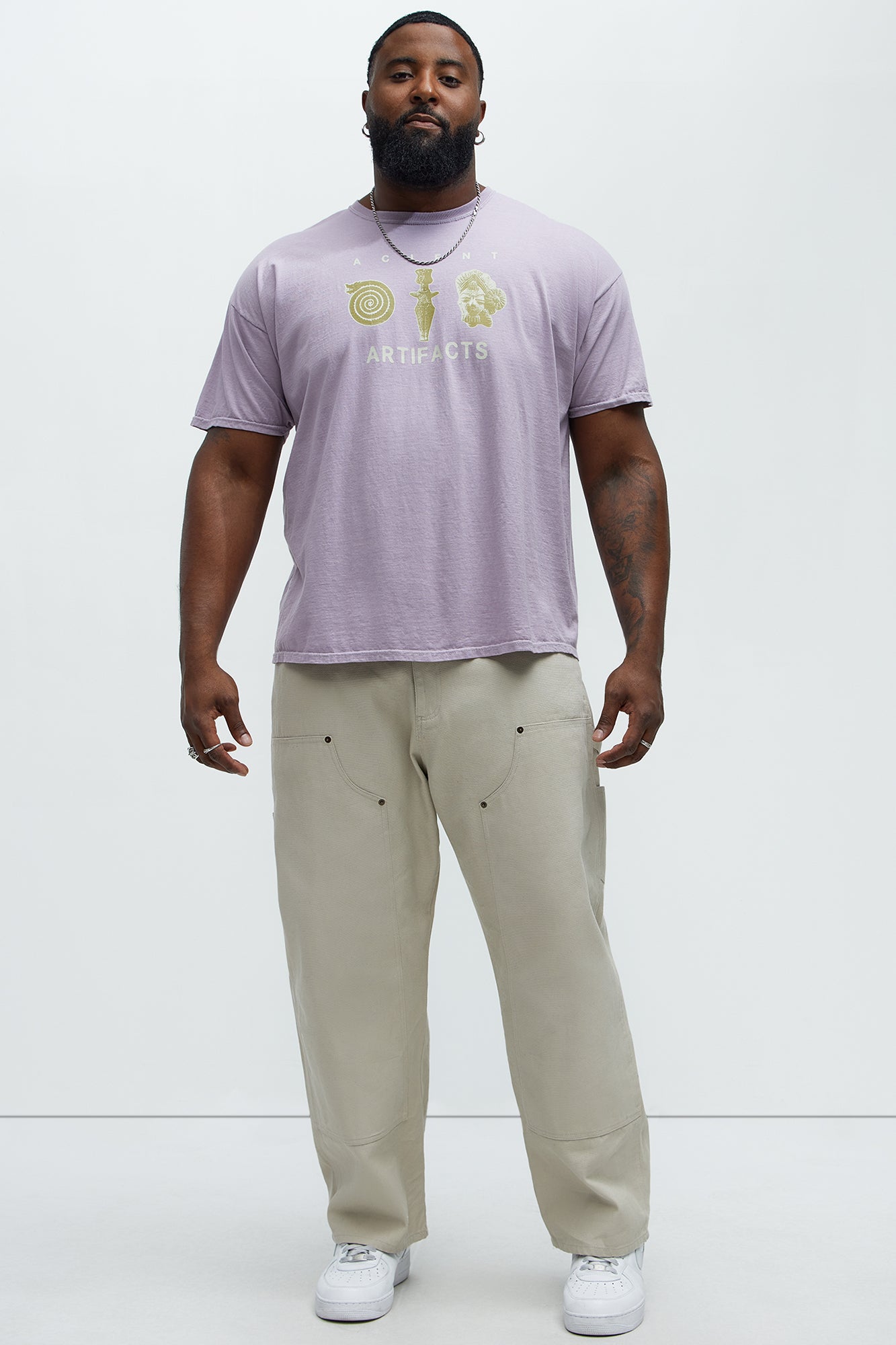 Ancient Artifacts Short Sleeve Tee - Purple - Image 6