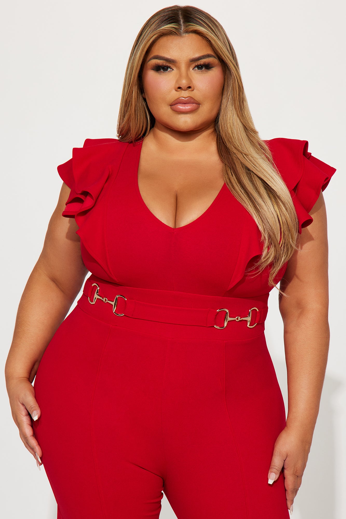 Class And Sass Jumpsuit - Red - Image 5