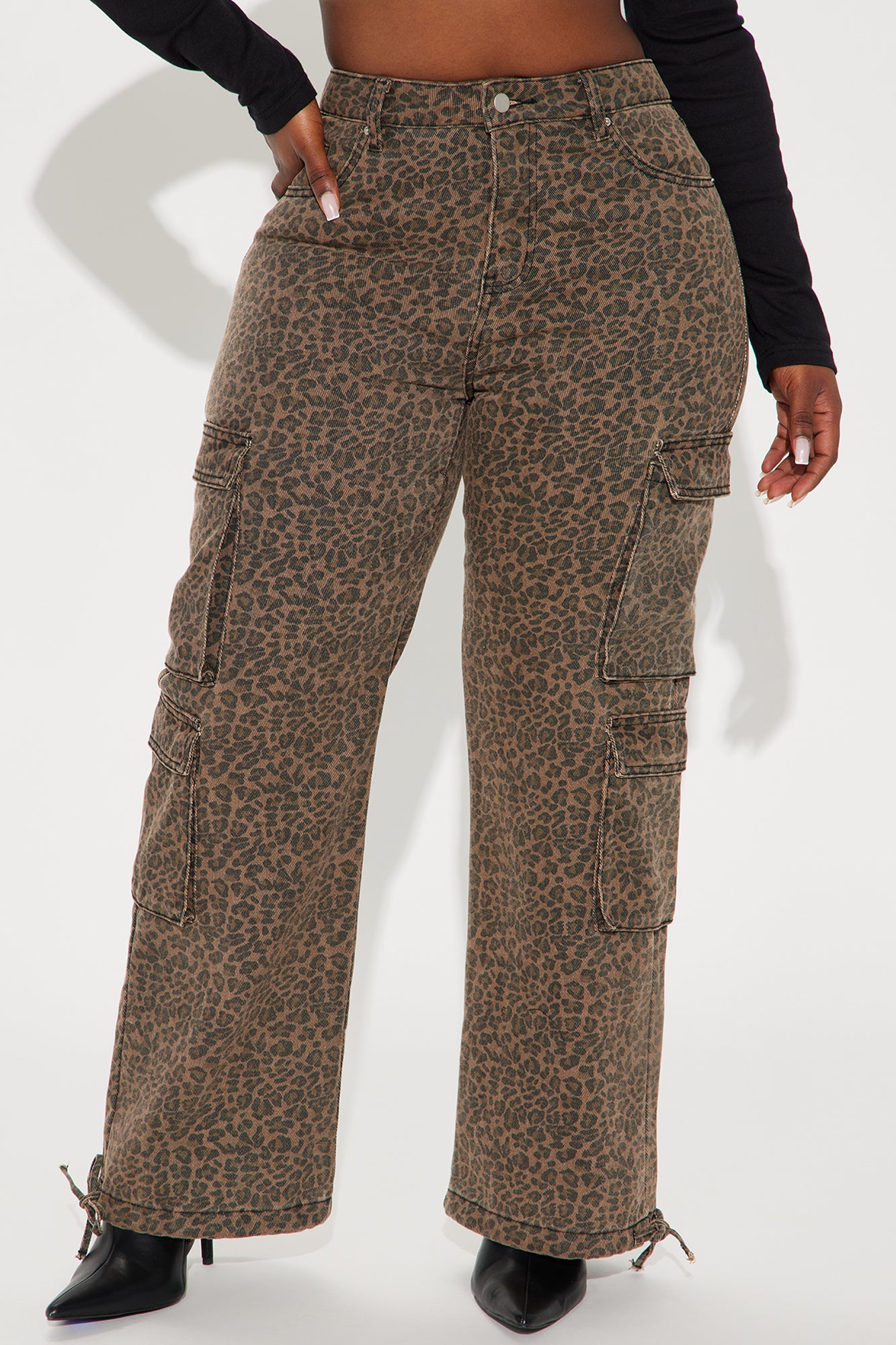 Anastasia Leopard Jogger - Brown/combo - Image 5