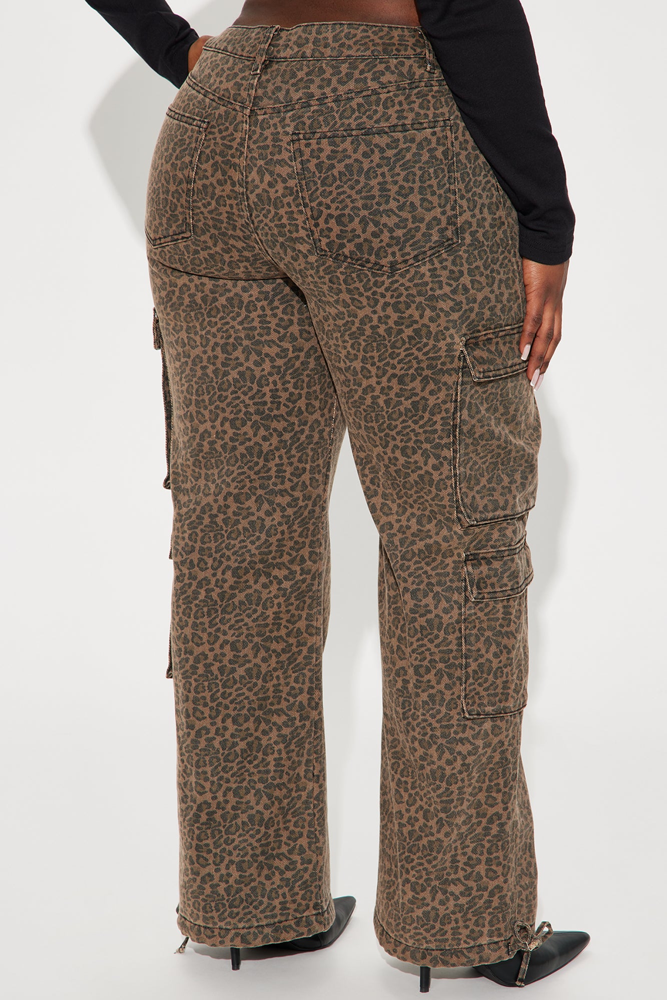Anastasia Leopard Jogger - Brown/combo - Image 6