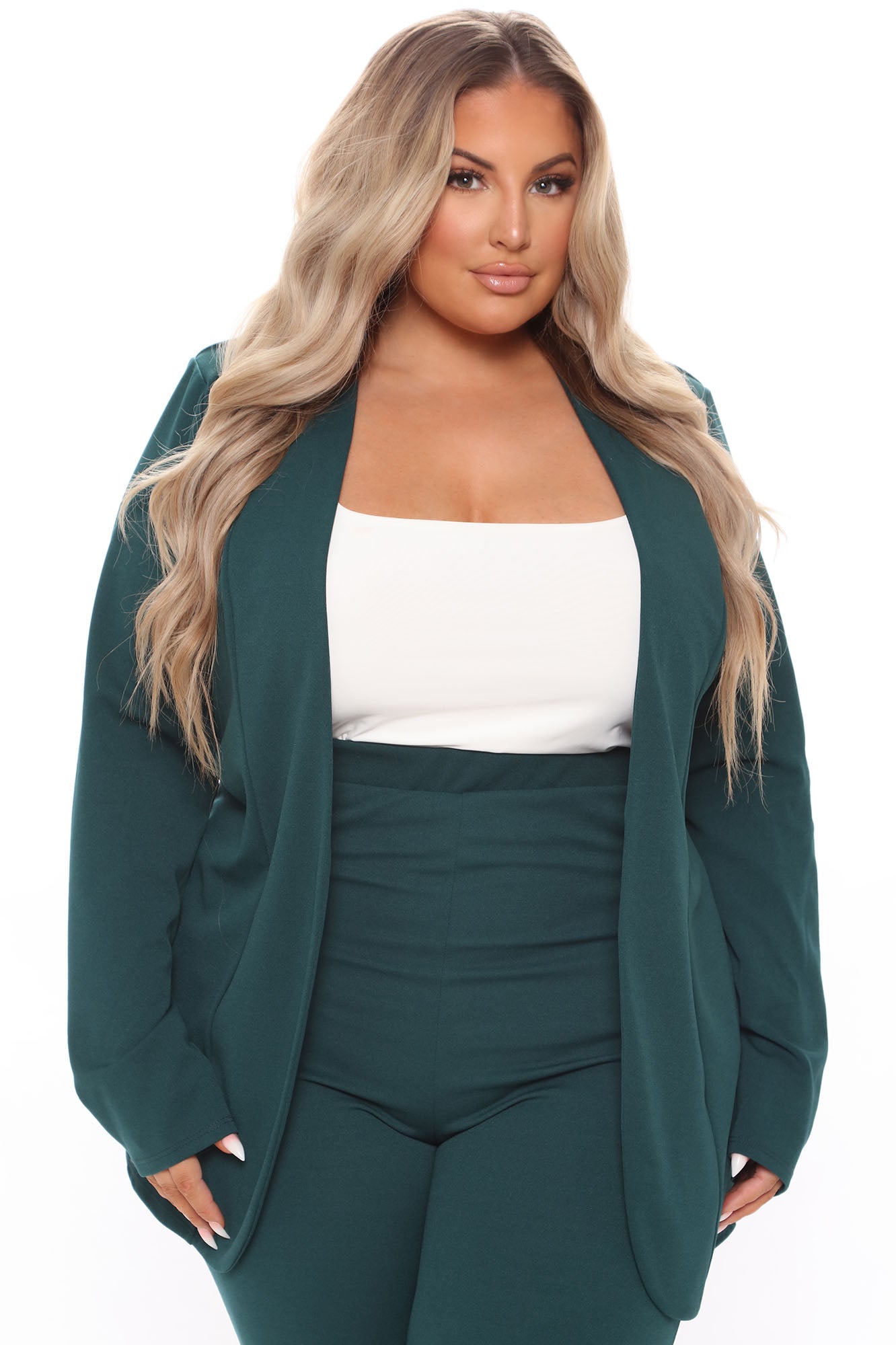 Payin' It Forward Blazer Set - Hunter - Image 6