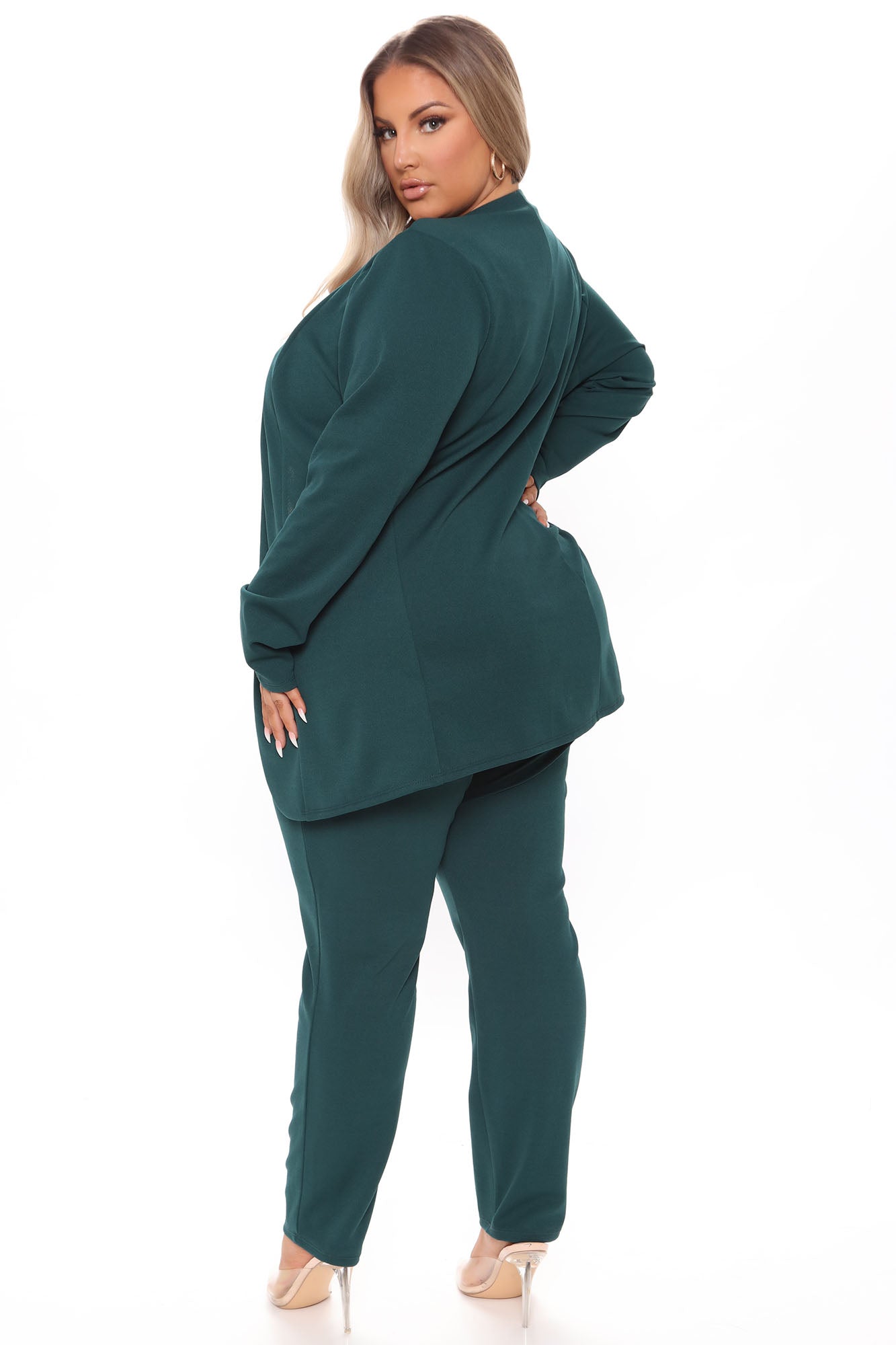 Payin' It Forward Blazer Set - Hunter - Image 7