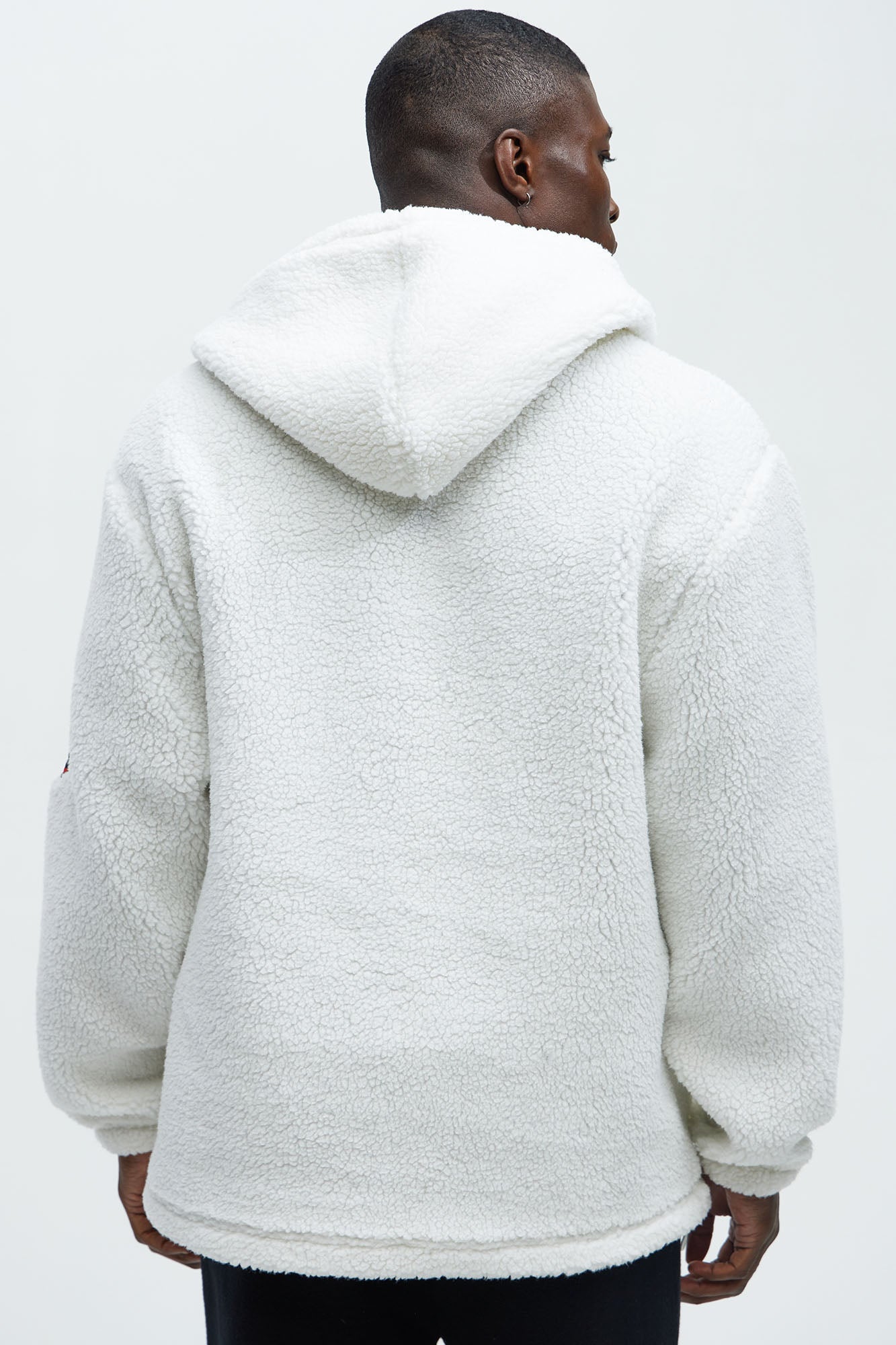 Bulls Sherpa Hoodie - White - Image 5