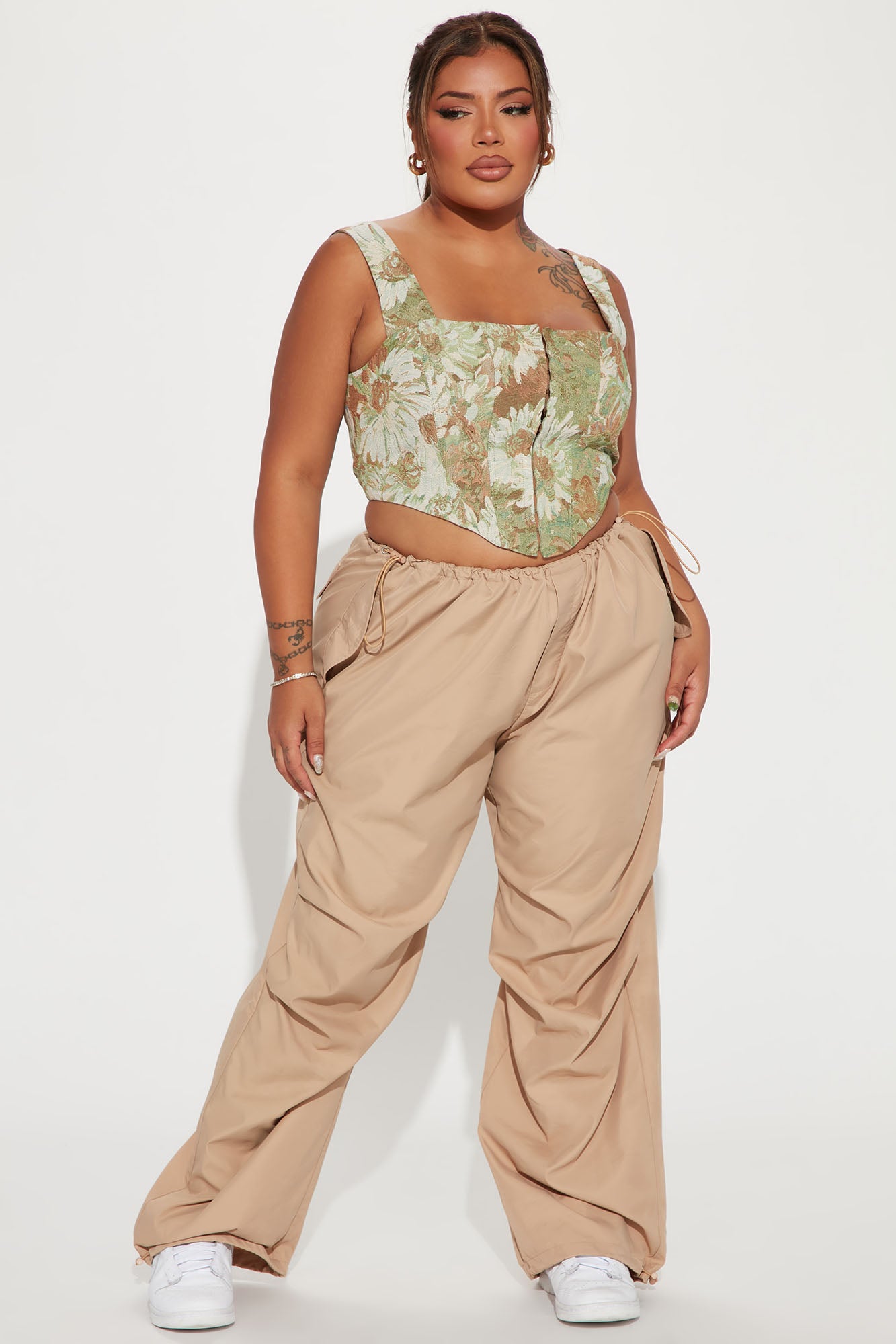 More Than A Dream Corset Top - Sage/combo - Image 6