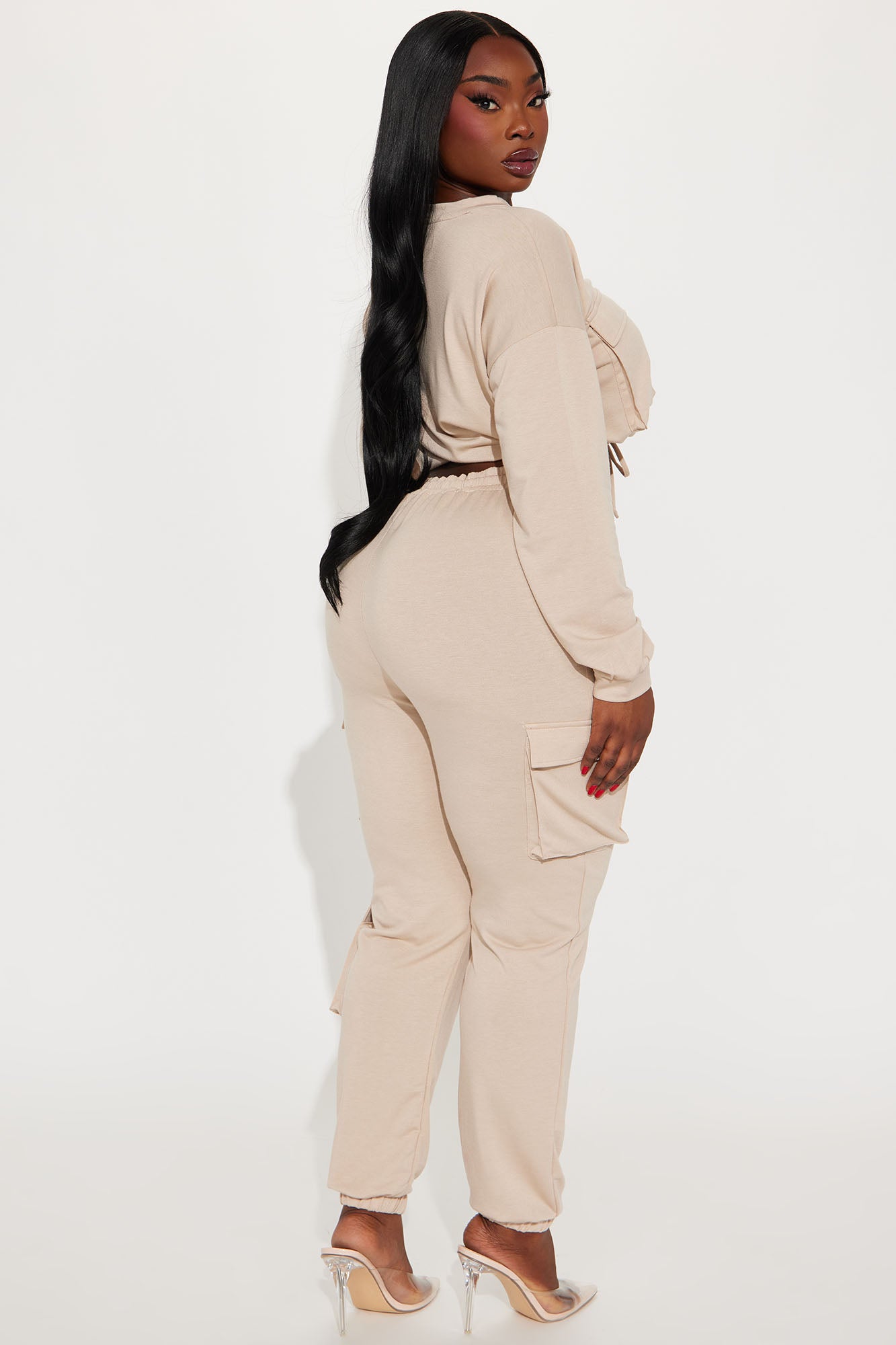 Finding Time Jogger Set  - Taupe - Image 6