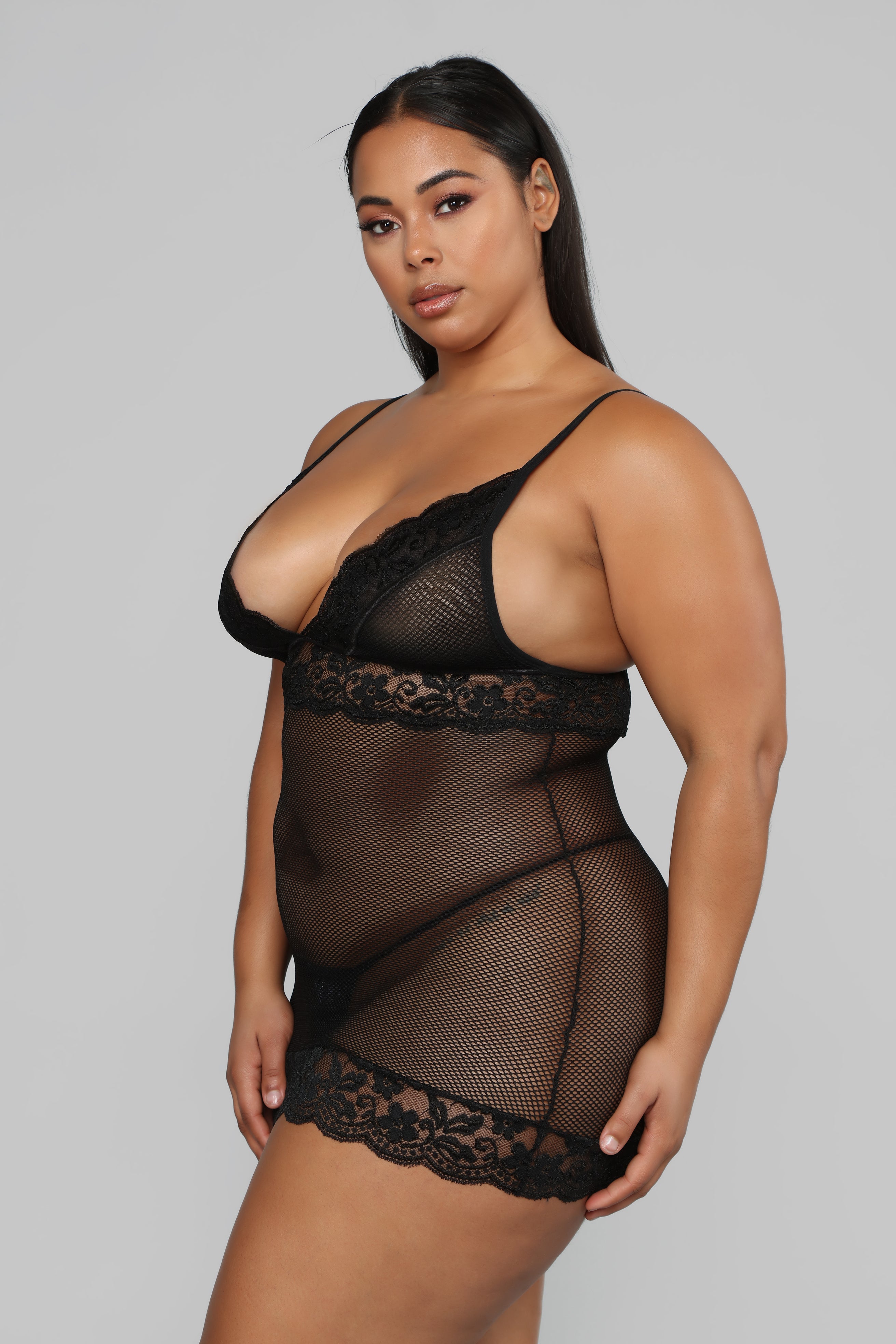 Can't Let You Go Chemise - Black - Image 6