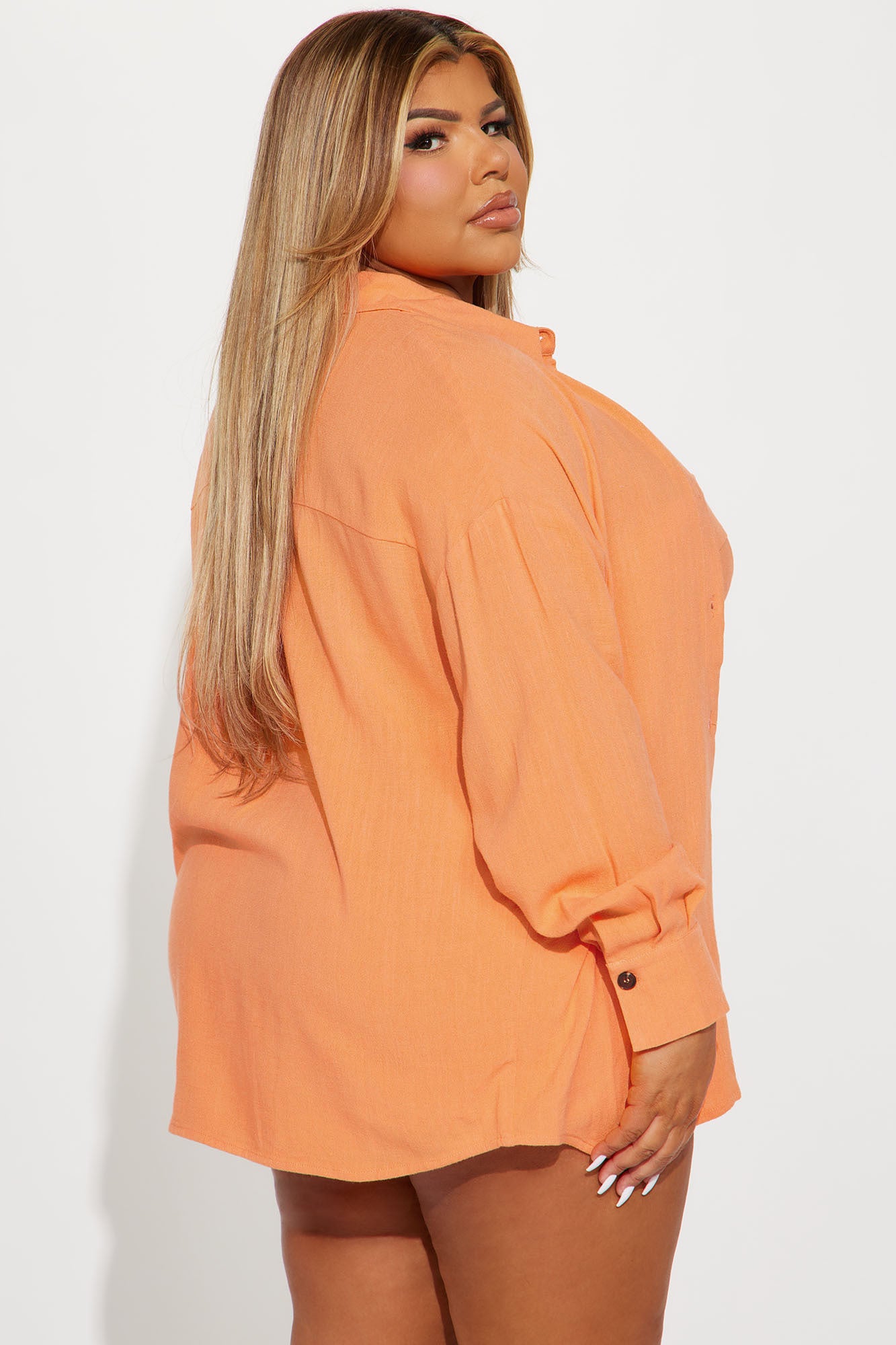 In The Clear Romper Set - Orange - Image 6