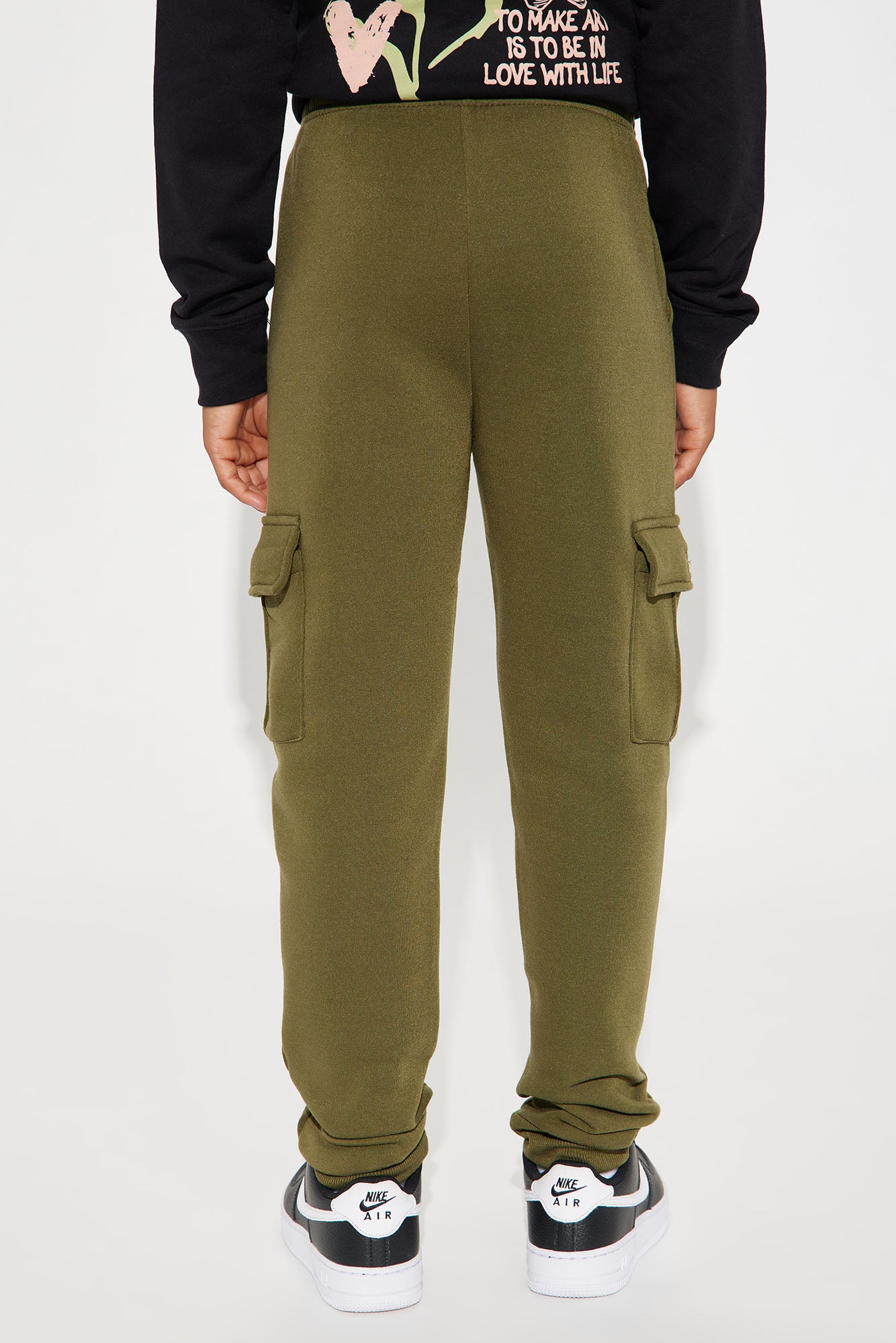 Mini Fly Vibes Jogger Pant - Olive - Image 4