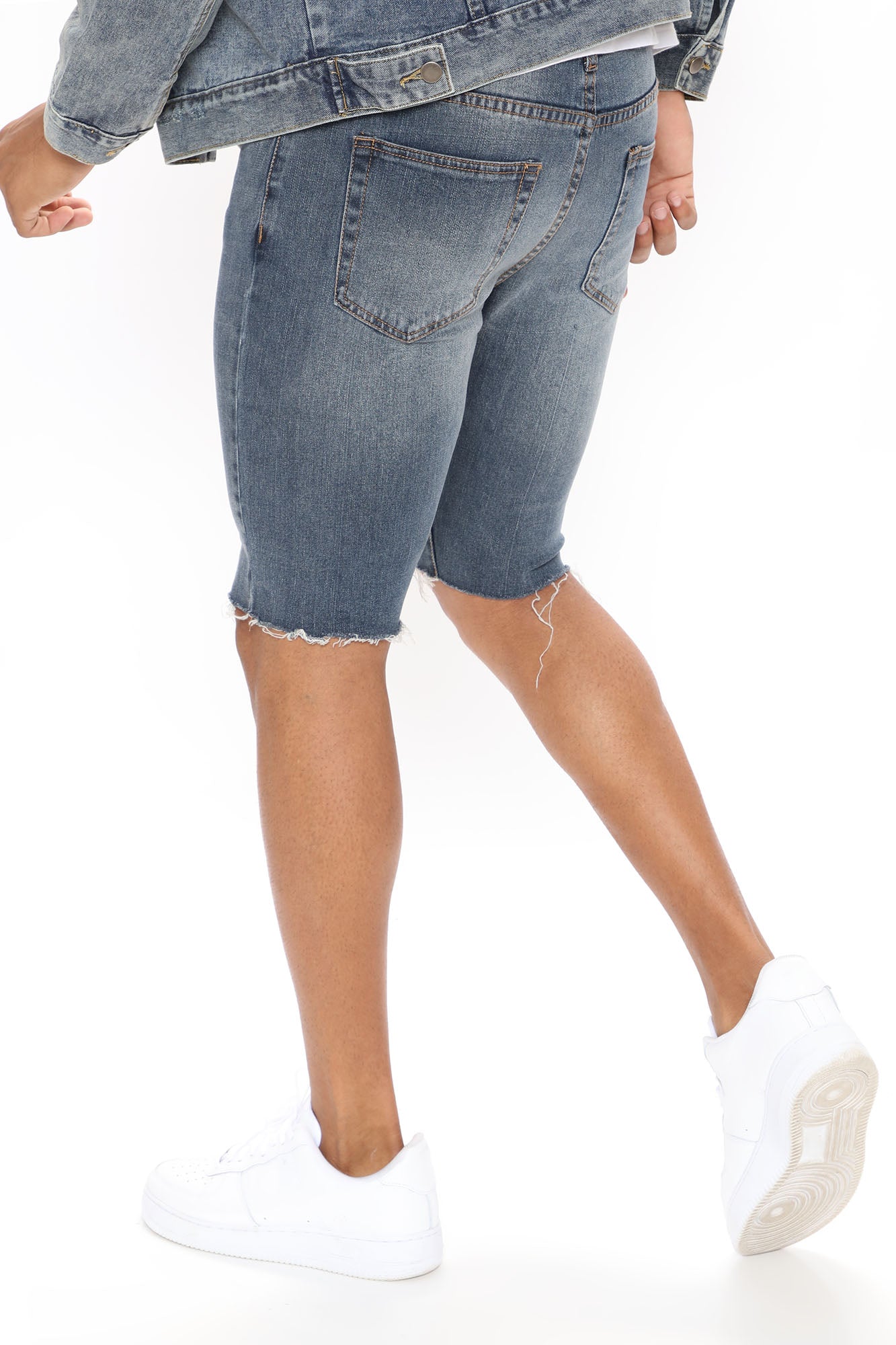 Earl Denim Shorts - Dark Wash - Image 4