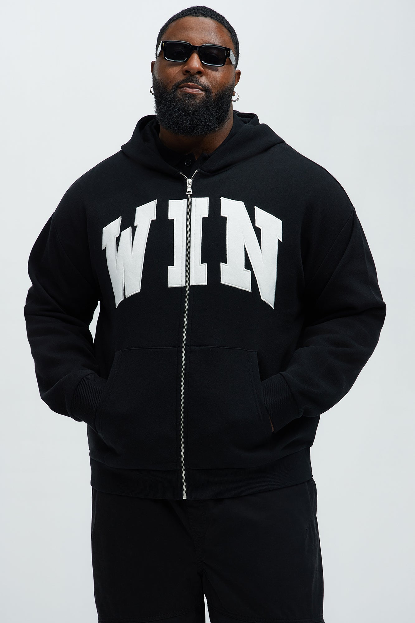 Tyson Winning Patched Zip Hoodie - Black - Image 5