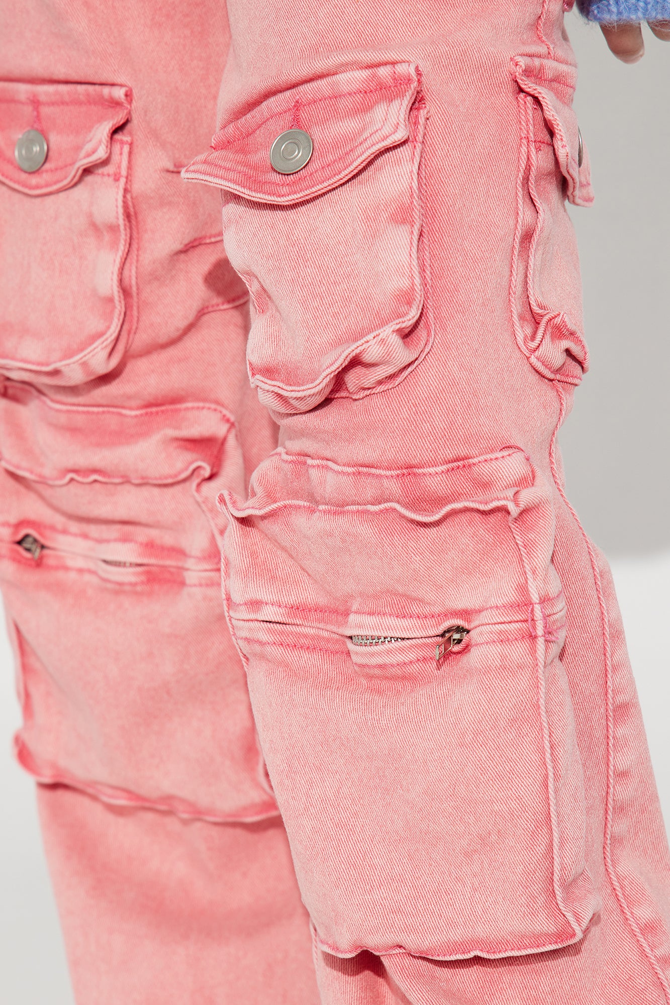 Mini Billie Cargo Jeans - Pink - Image 4