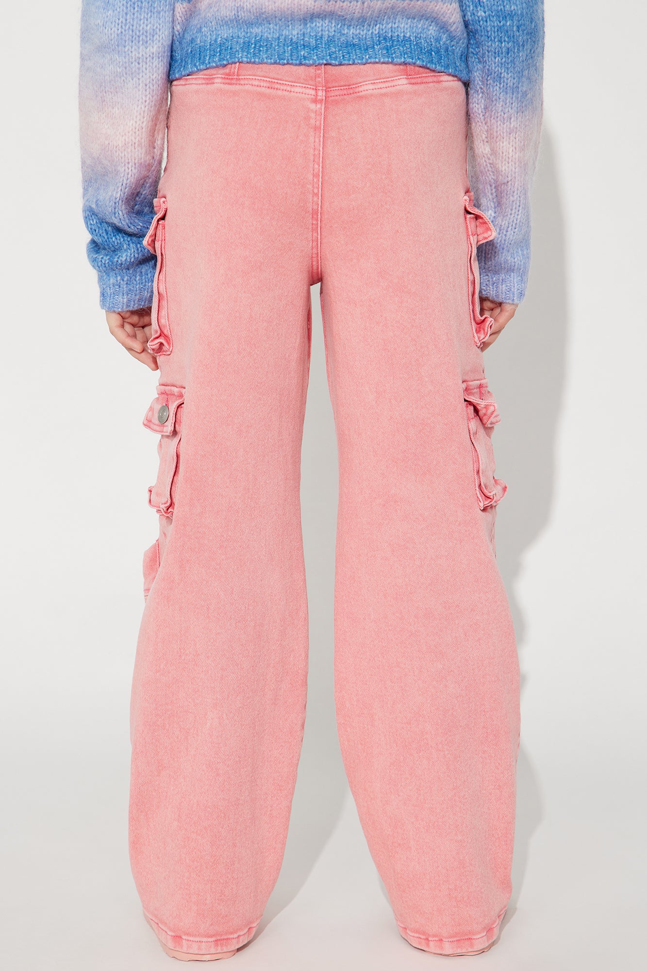 Mini Billie Cargo Jeans - Pink - Image 5