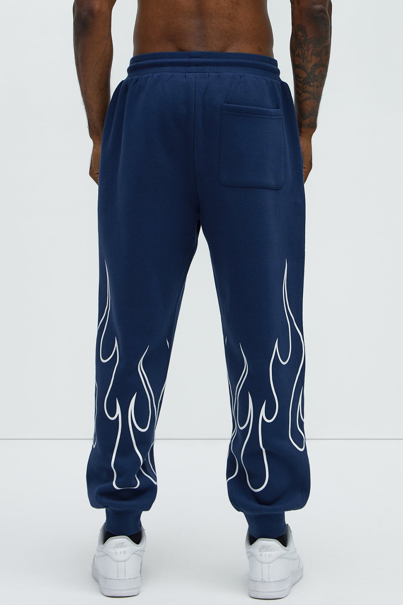 Tyson Chase Flame Relaxed Jogger - Navy/combo - Image 5