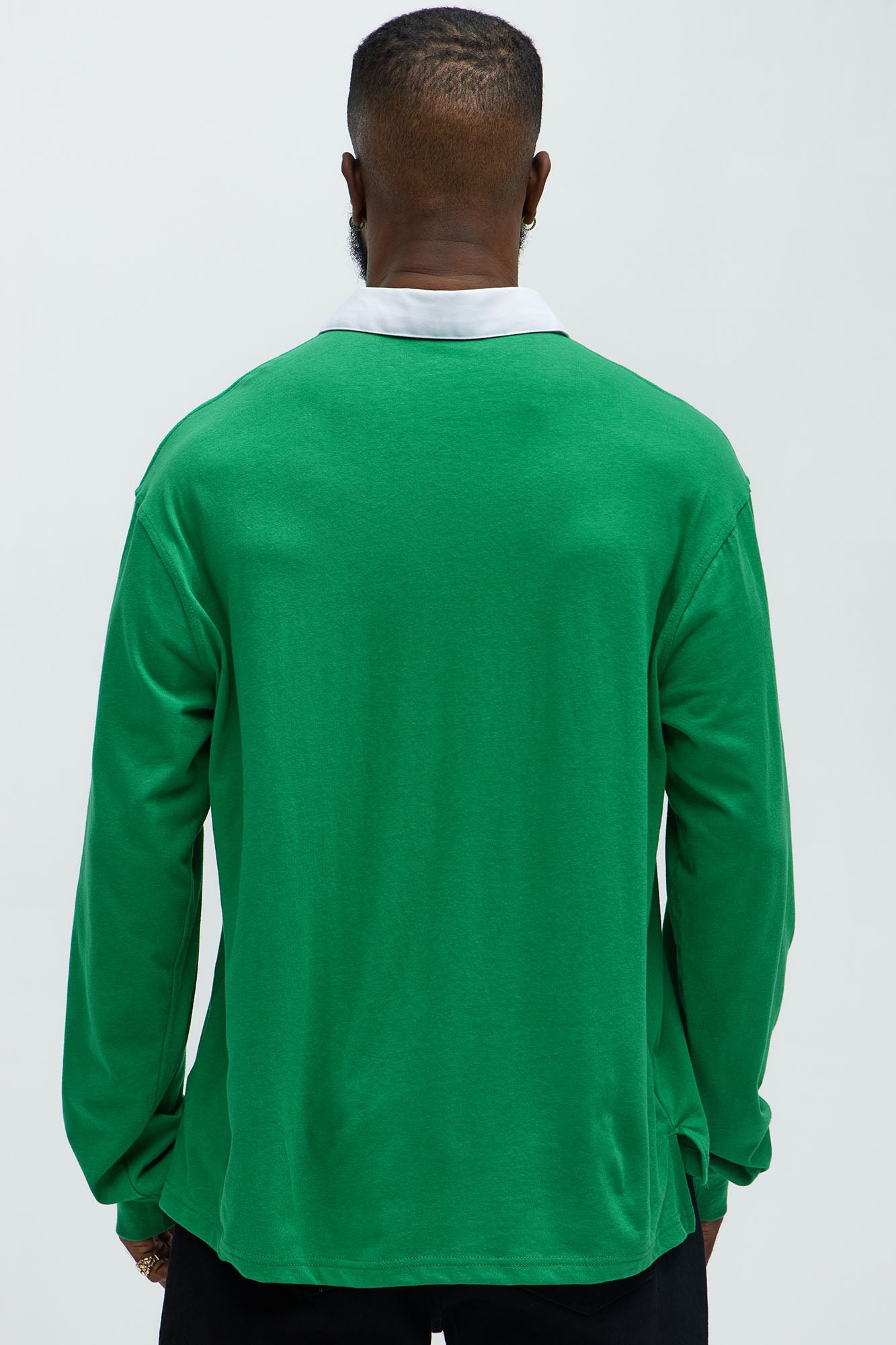 Celtics Flanker Long Sleeve Polo - Kelly Green - Image 3