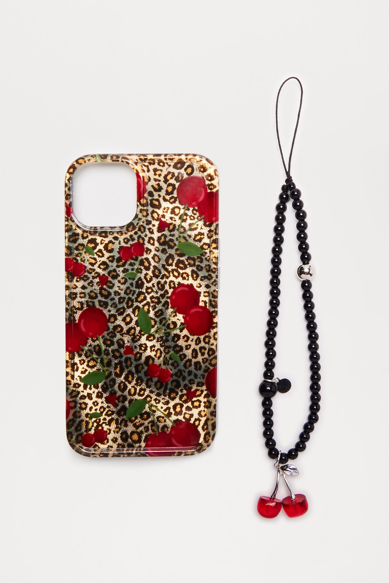 Wild Cherry Iphone 15 Case - Leopard - Image 4
