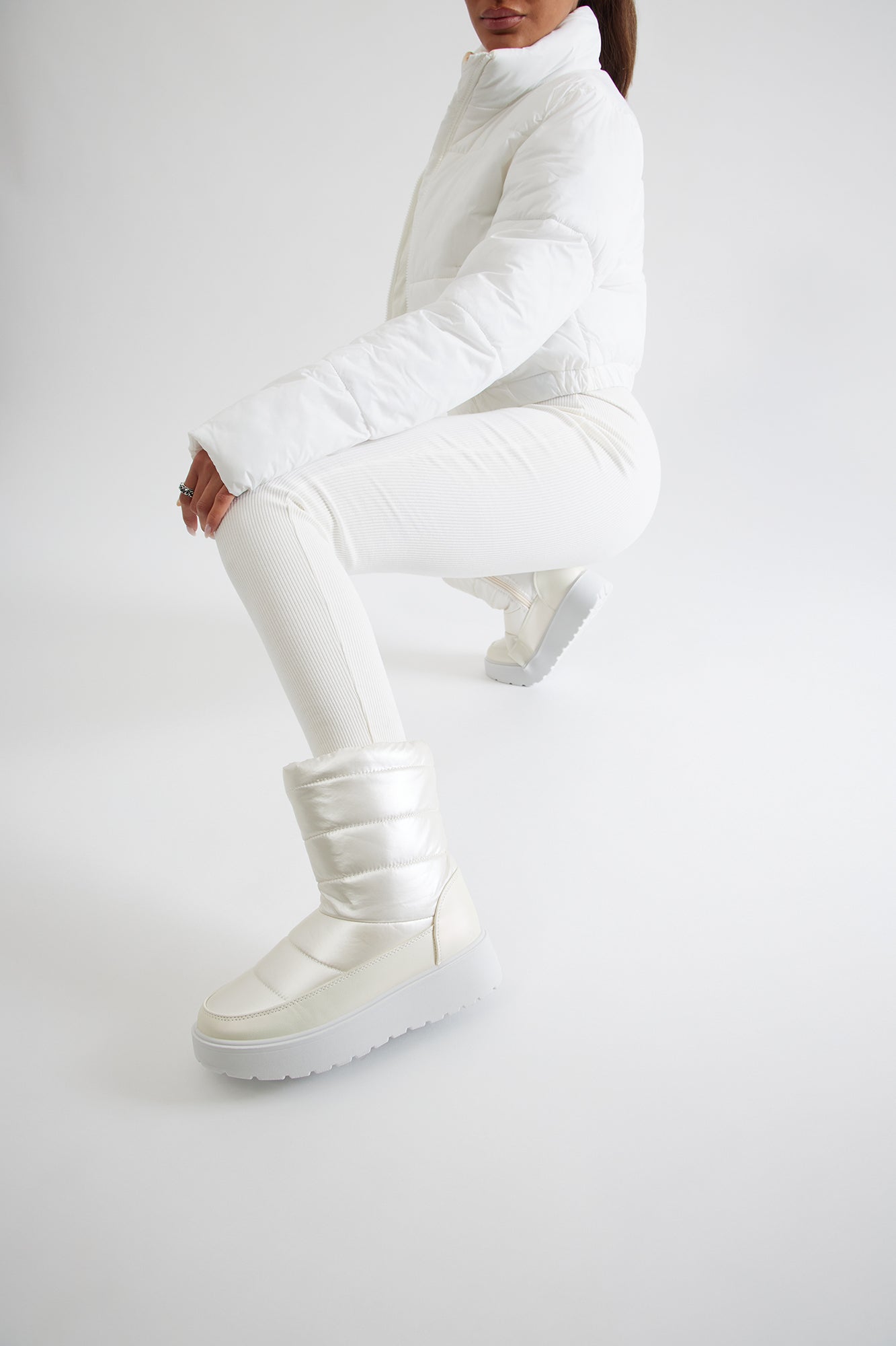 Avalanche Platform Booties - Pearl - Image 3