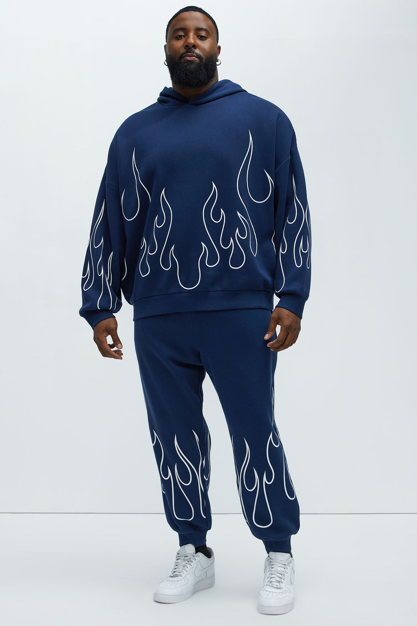 Tyson Chase Flame Relaxed Jogger - Navy/combo - Image 7
