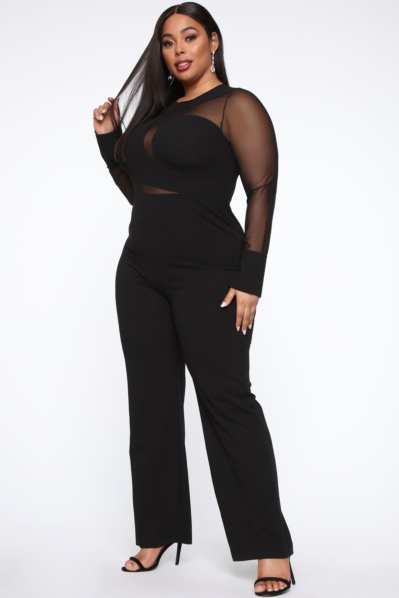 Mesh Baby Jumpsuit - Black - Image 9